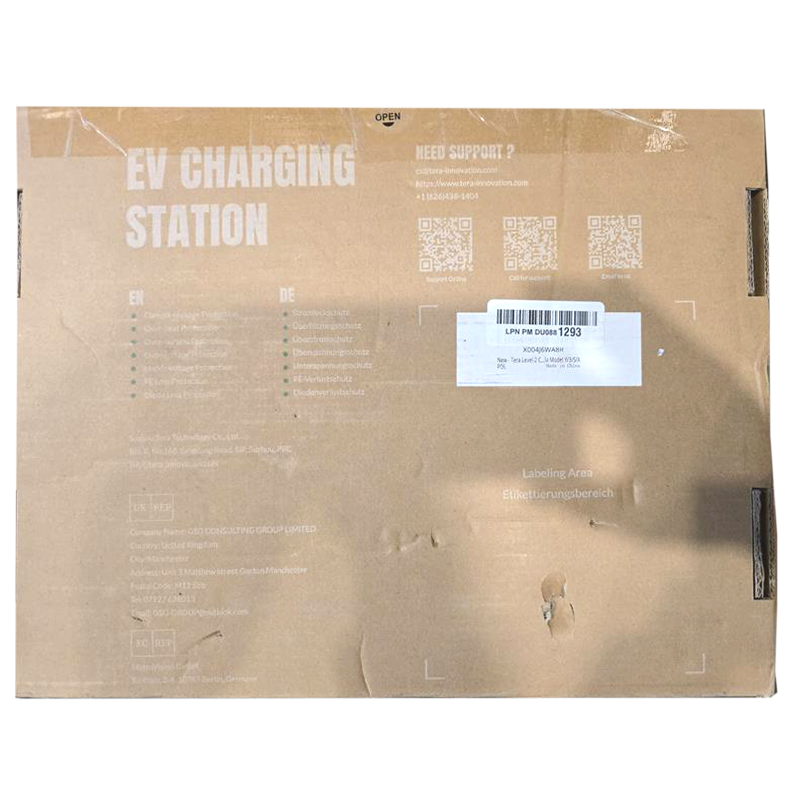 Tera 2025 New EV Charger for Tesla 32A 2.8" Largest Display ETL FCC 25FT NACS Level 2 NEMA 14-50 Plug & NEMA 5-15 for Level 1 Waterproof Patent IP66 Portable EV Charger for Tesla Model Y/3/S/X P06