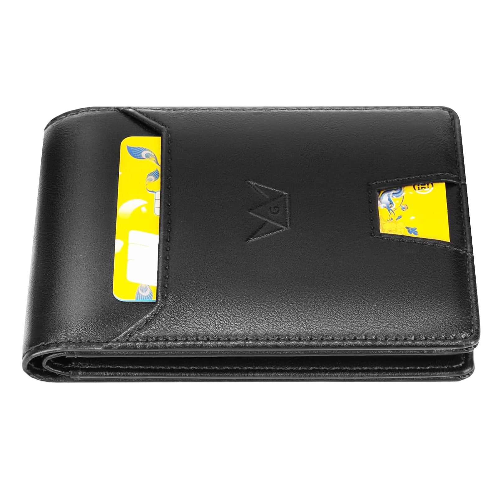 GOSALISU Slim Bifold Wallet with Money Clip - RFID Blocking - Classic Black