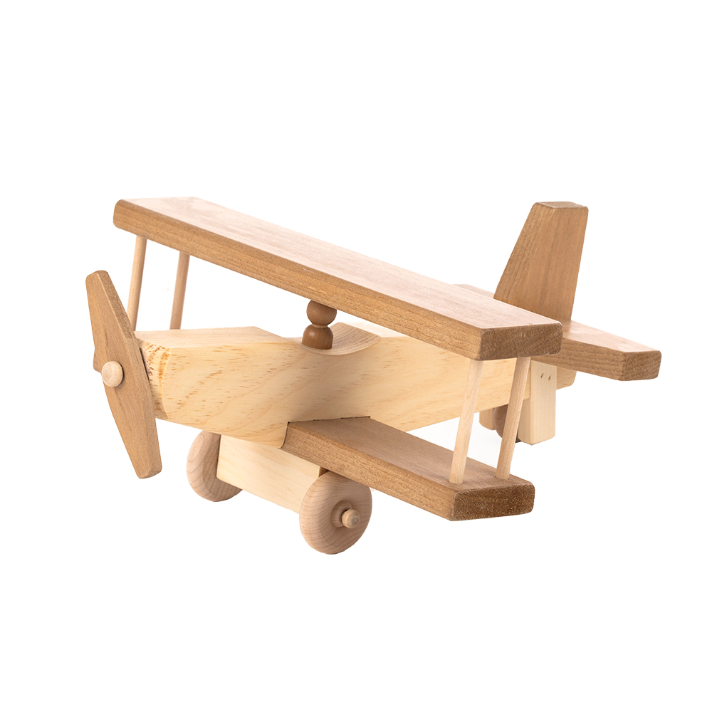 American Made Wooden Toy Airplane - Large - Several Color Options