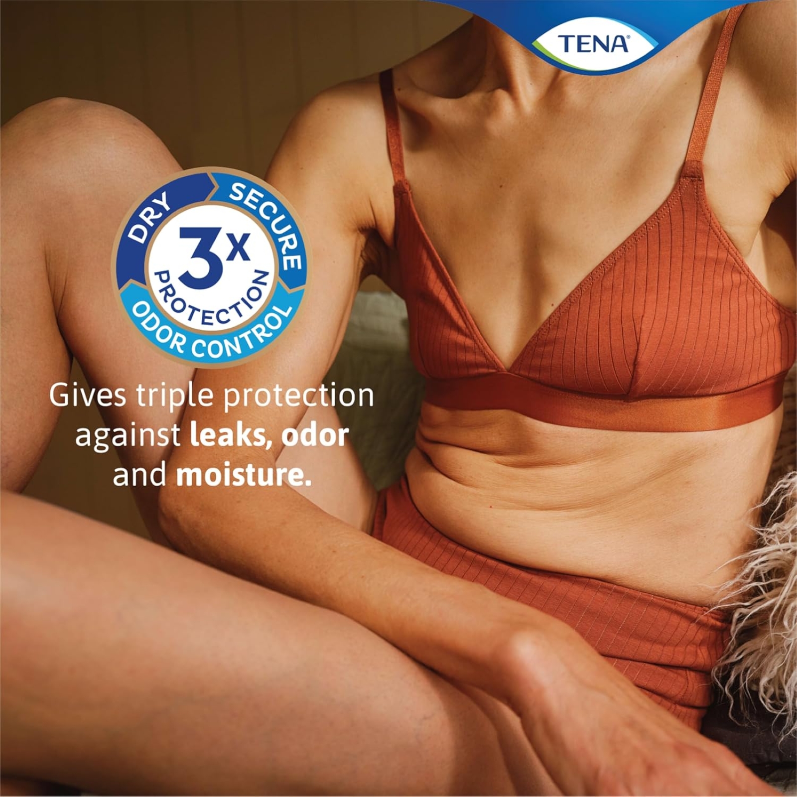 TENA Sensitive Care Overnight Incontinence Underwear for Women, X-Large, 14 Count (New Sizing)
