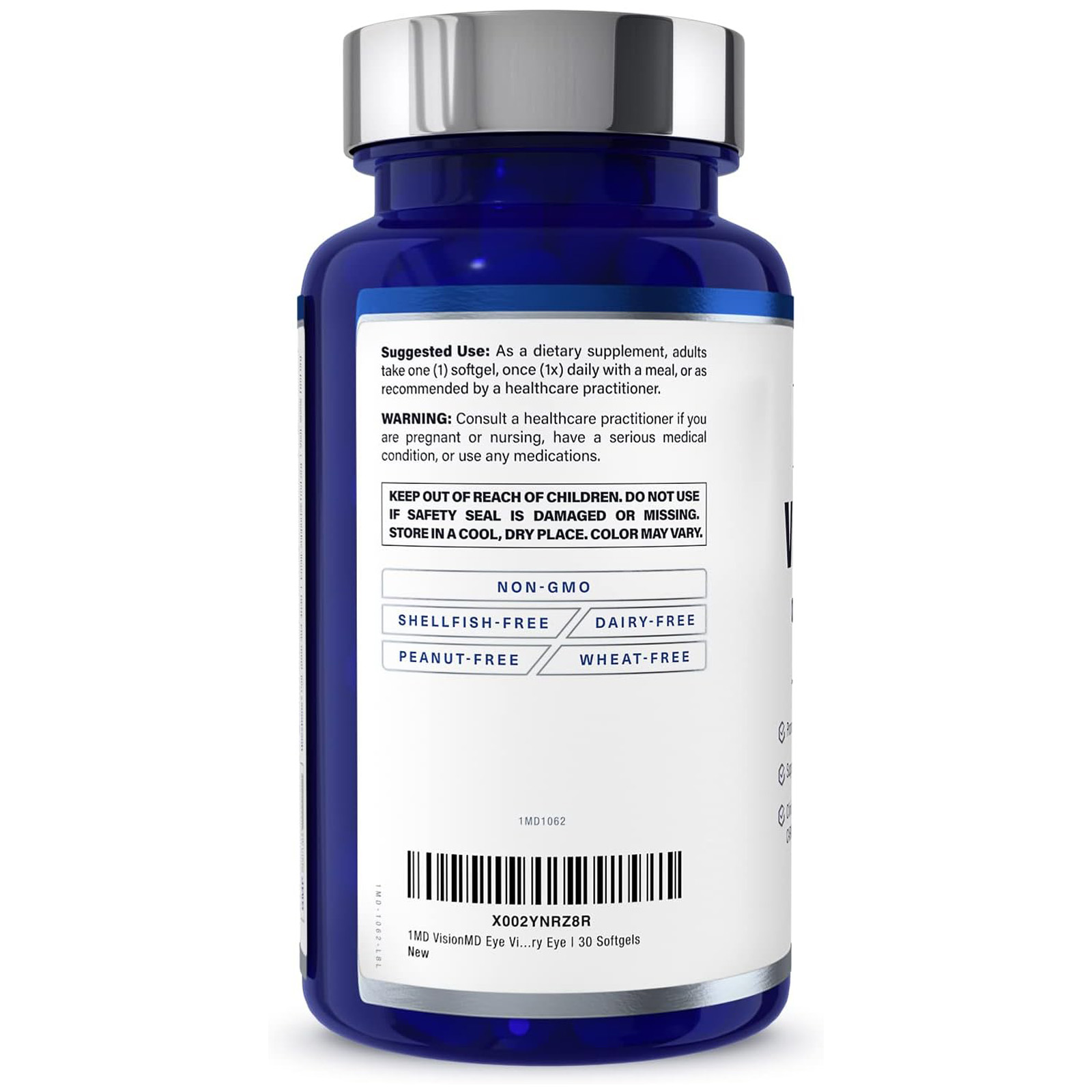 1MD Nutrition VisionMD Eye Vitamin CARMIS, Eye Supplement for Adults 30 Softgels