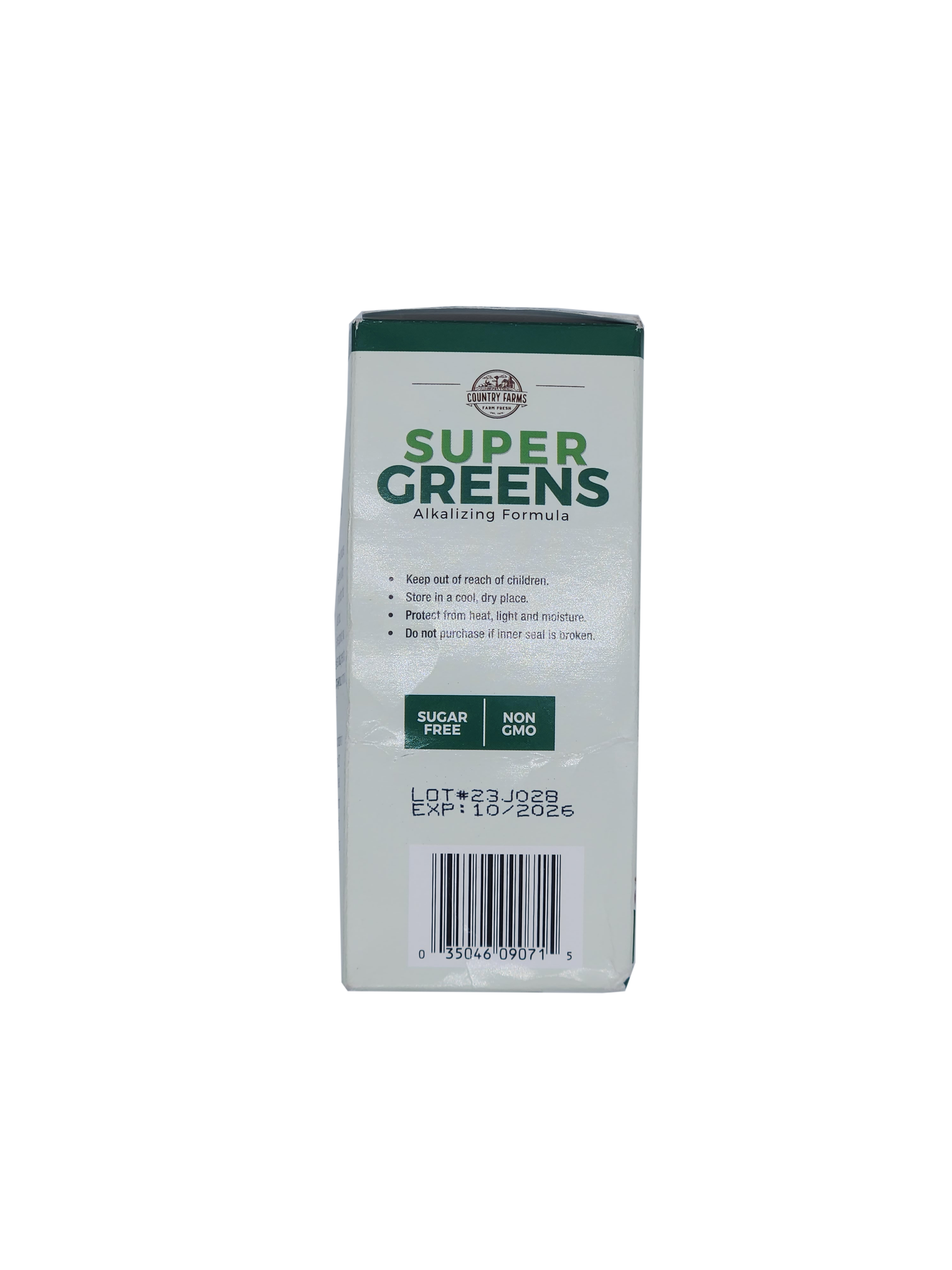 Country Farms Super Greens Dietary Supplement Capsules 60 Ct