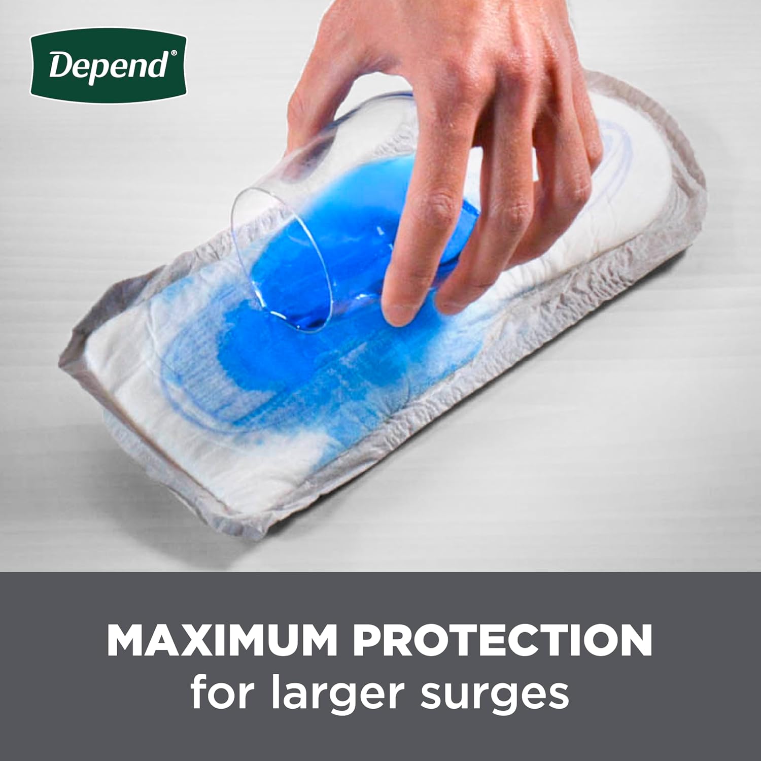 Depend Incontinence Guards/Incontinence Pads for Men/Bladder Control Pads, Maximum Absorbency, 52 Count,Packaging May Vary