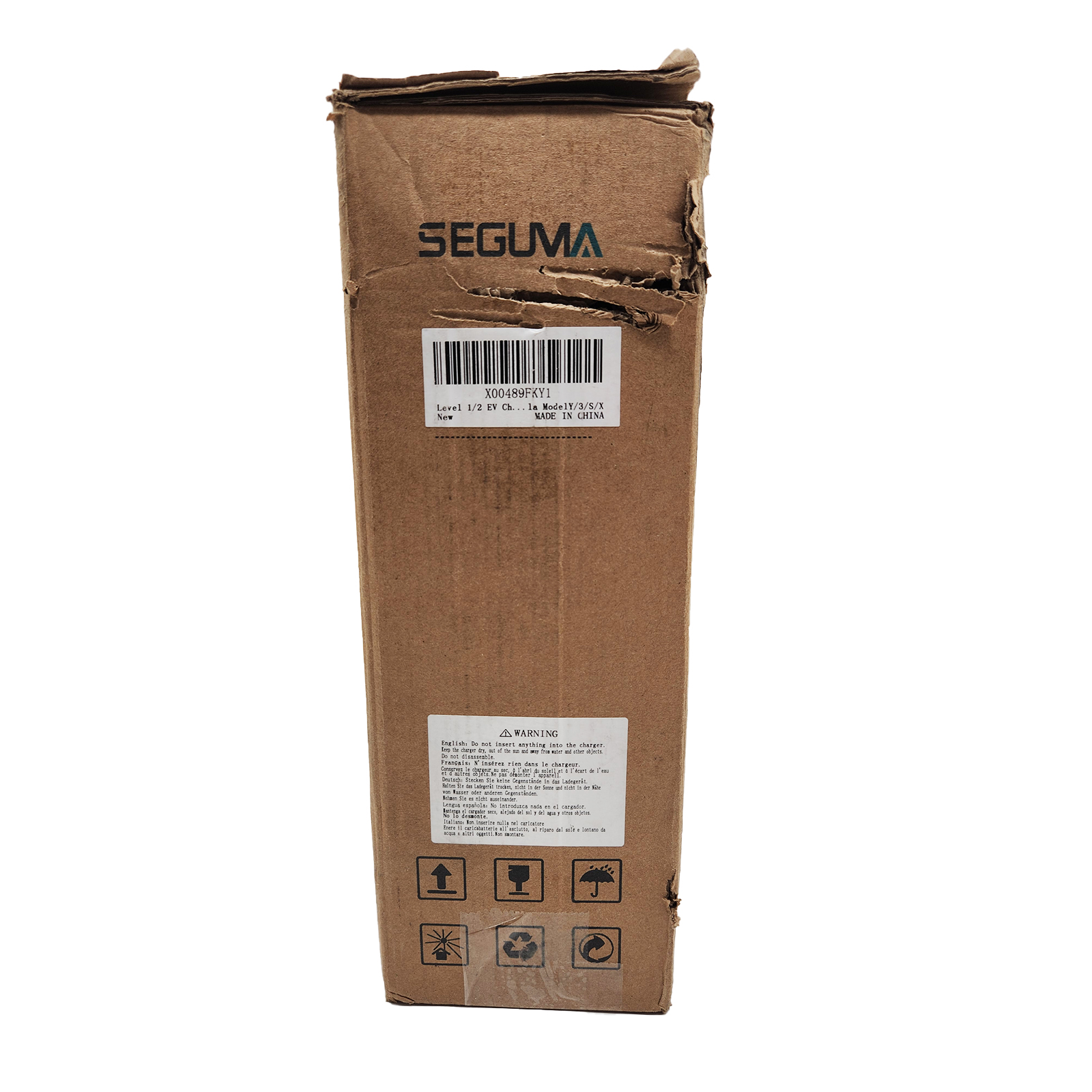Seguma Level 1/2 Portable EV Charger For Tesla 16Amp NACS Car Charger