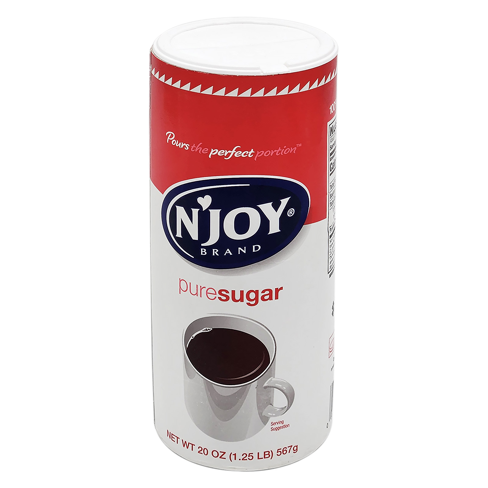 N'JOY Sugar, 20 Oz. Canister