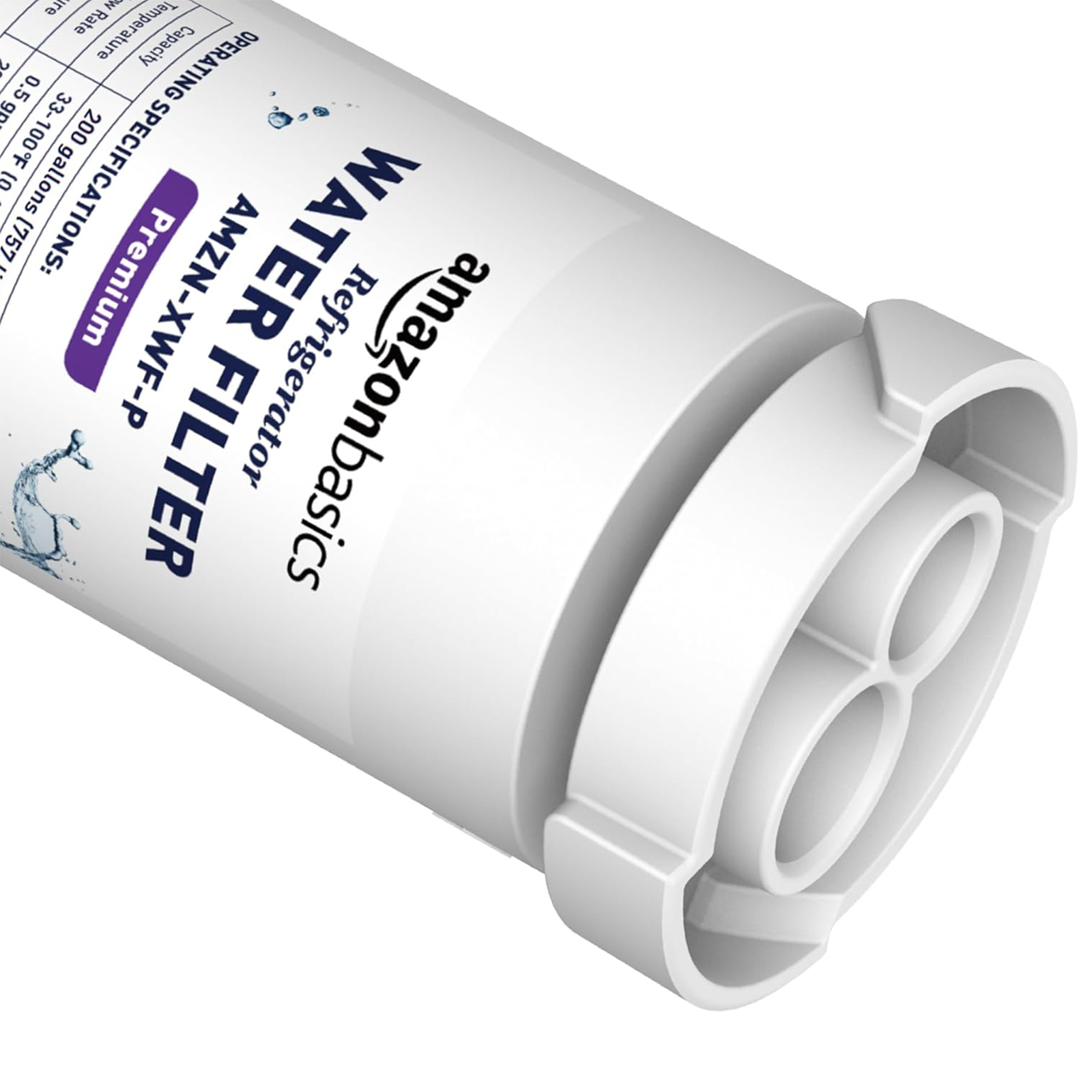 Amazon Basics Replacement GE XWF Refrigerator Water Filter, Premium Filtration