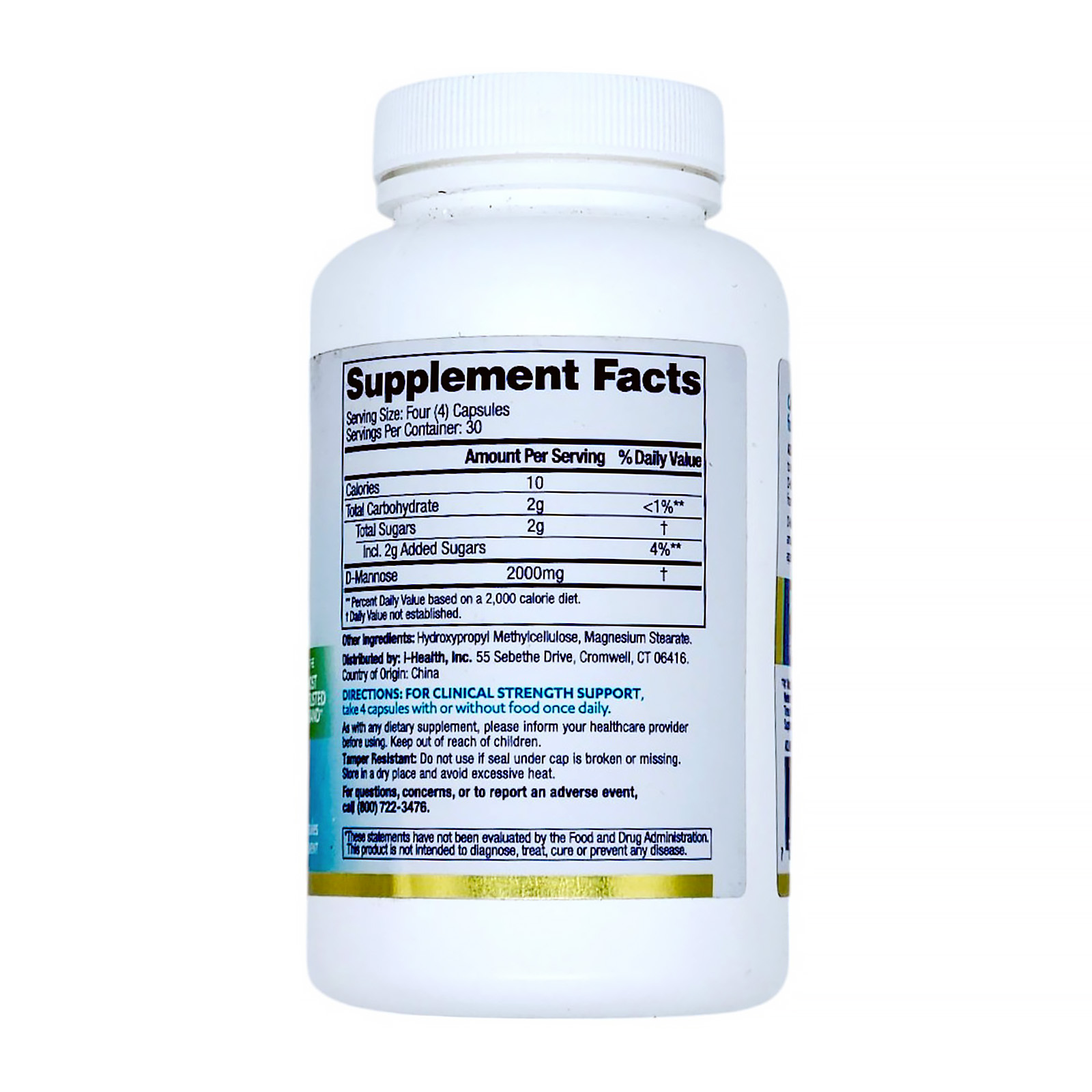 AZO D-Mannose 120 Capsules – Urinary Tract Health Support