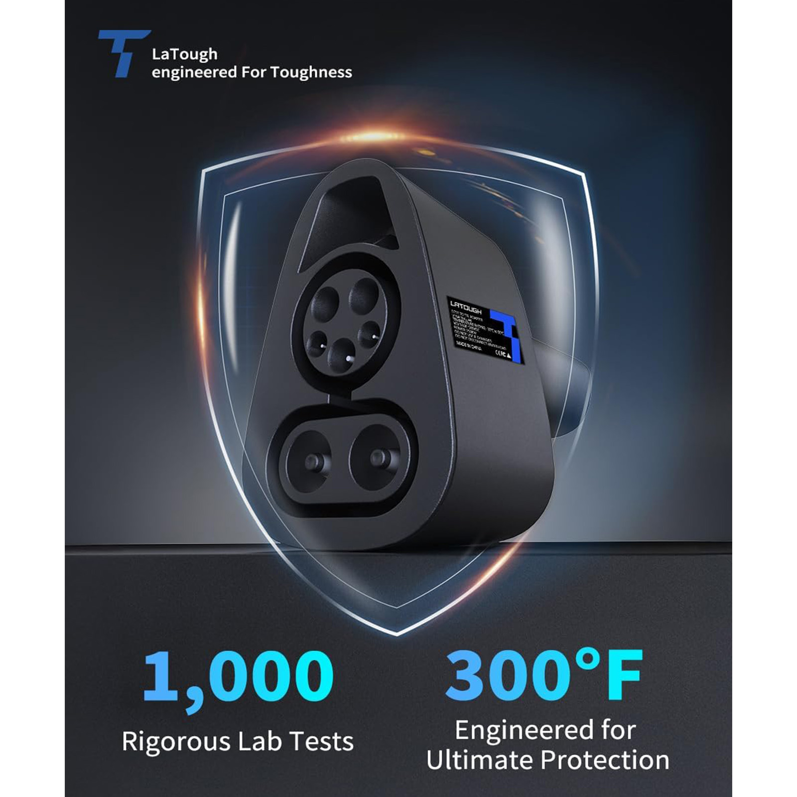 LATOUGH Tesla Charger Adapter CCS to Tesla Model 3/S/X/Y Tesla Accessories