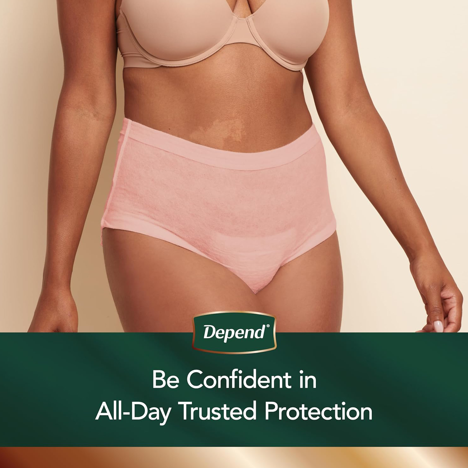 Depend Silhouette Adult Incontinence & Postpartum Bladder Leak Underwear for Women, Maximum Absorbency, Medium, Pink, 56 Count (2 Packs of 28), Packaging May Vary