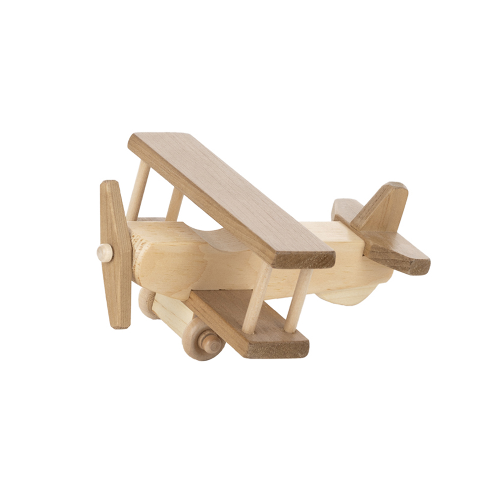 American Made Wooden Toy Airplane - Small - Several Color Options