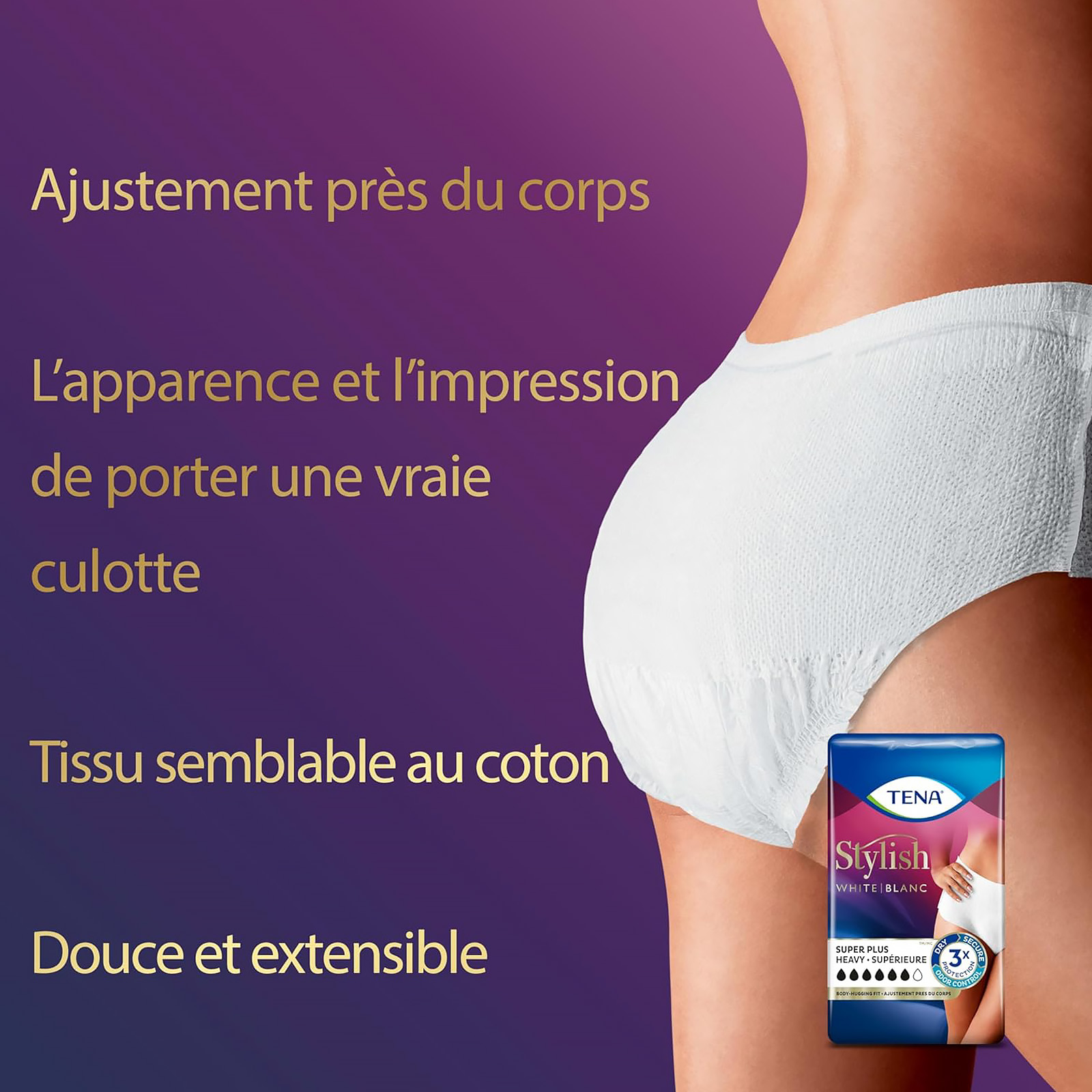 TENA Super Plus Women’s Heavy Absorbency Incontinence Underwear, XL 1 Pack 14 Ct