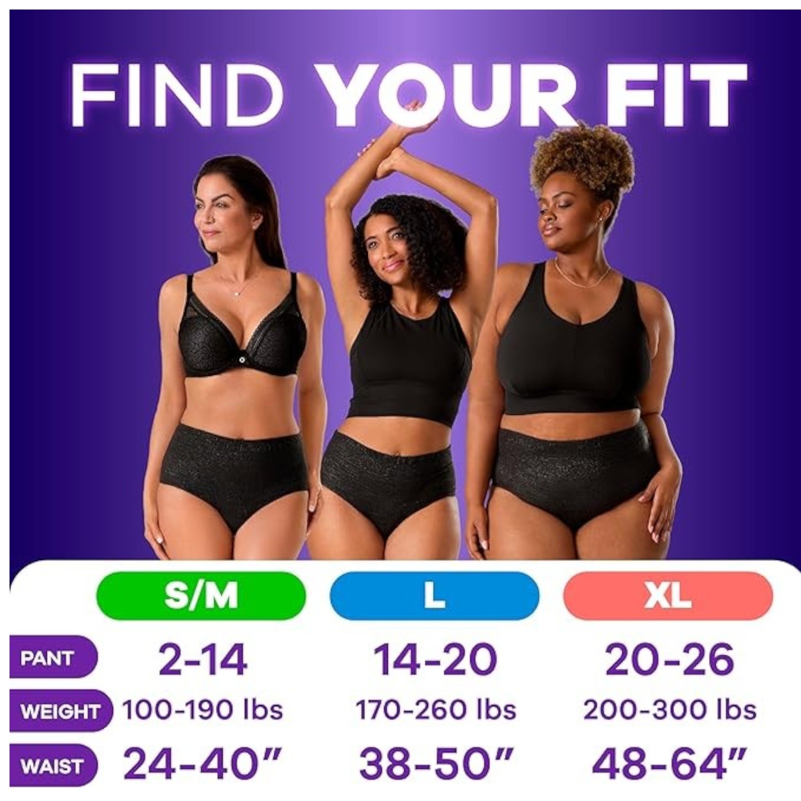 Always Discreet Adult Incontinence Overnight Underwear for Women, Extra Large, Up to 100% Bladder Leak Protection, 14 Count