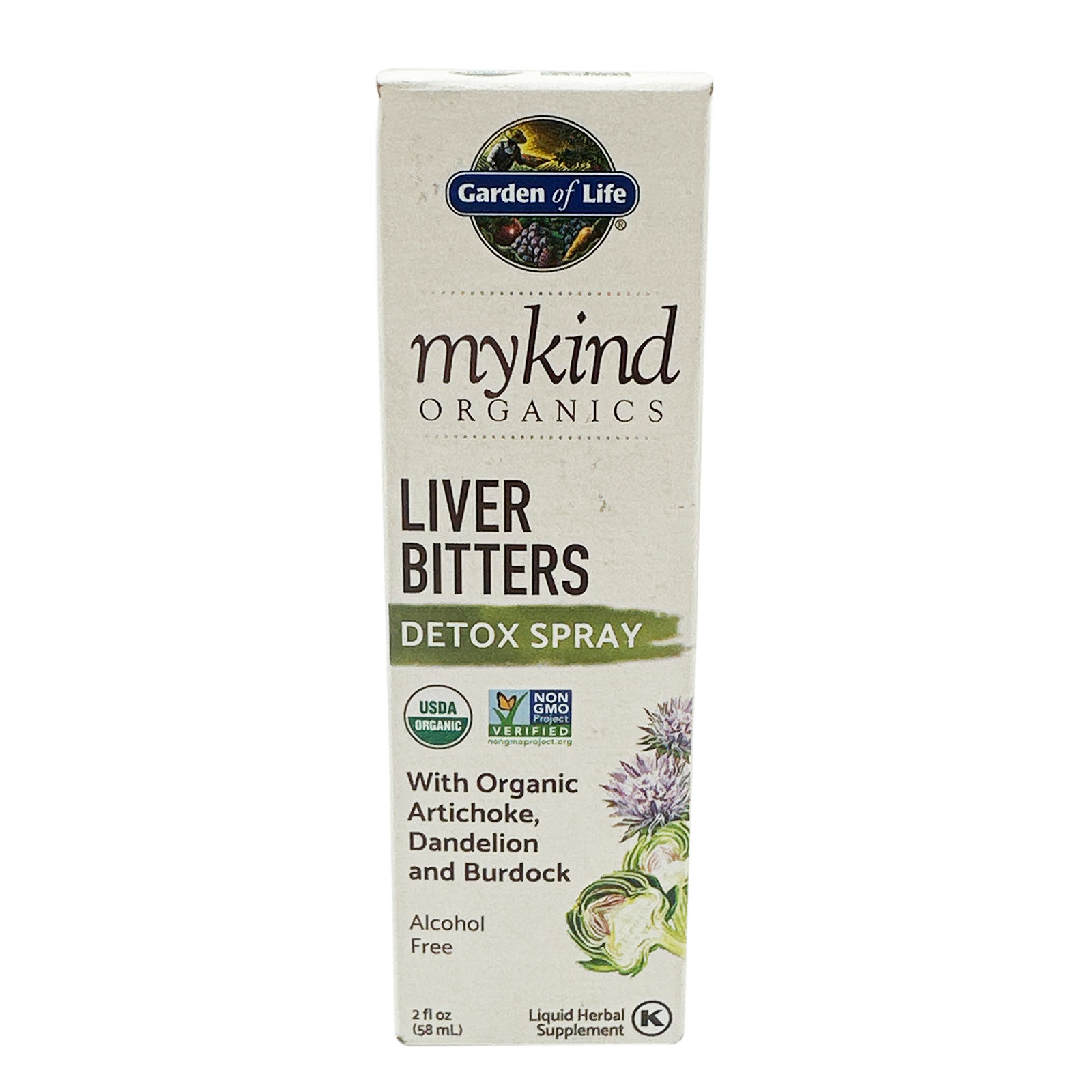 Garden of Life mykind Organics Liver Bitters Detox Spray, 2 fl oz