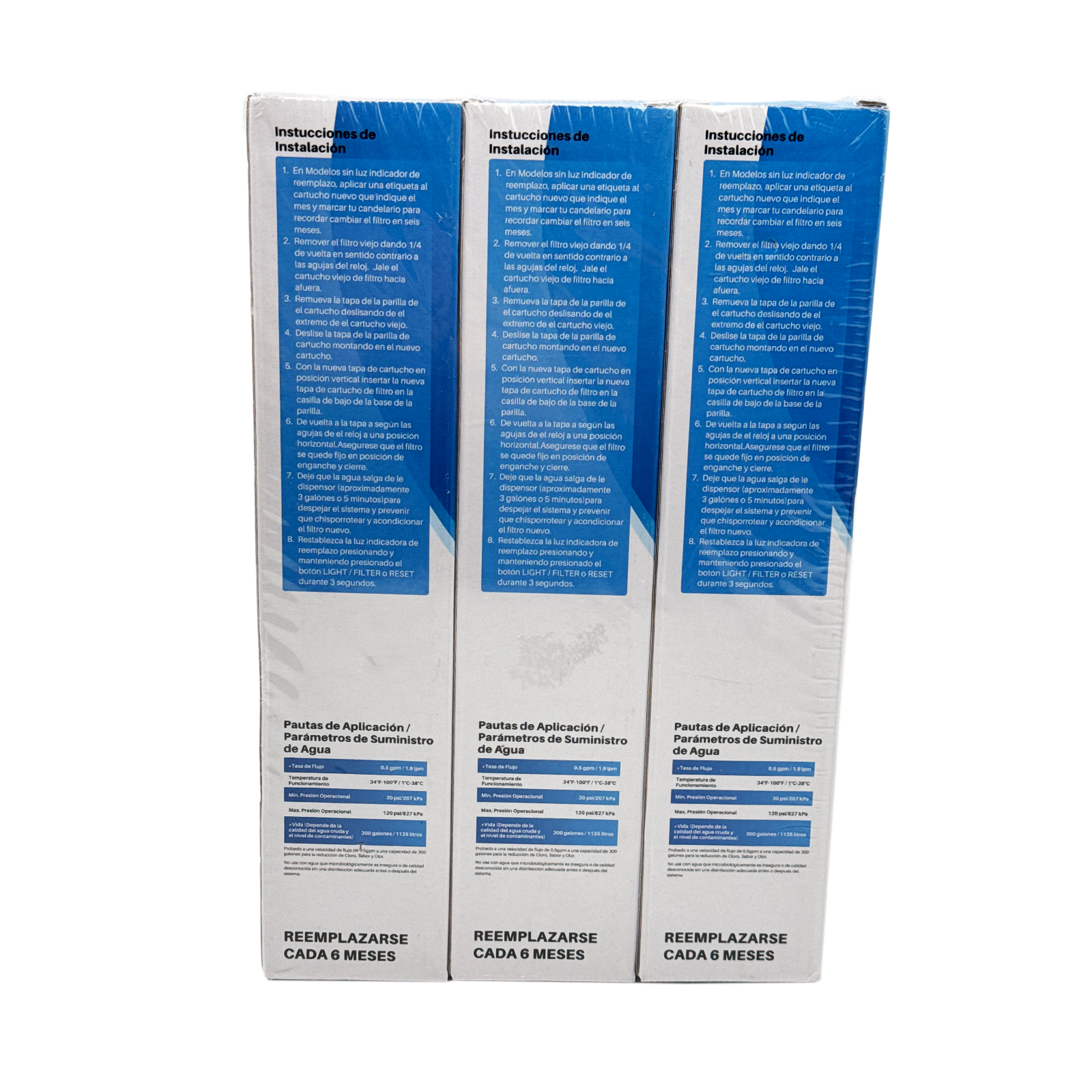 ICEPURE Refrigerator Filter RWF0500A EveryDrop Filter 5 (3 Pack)