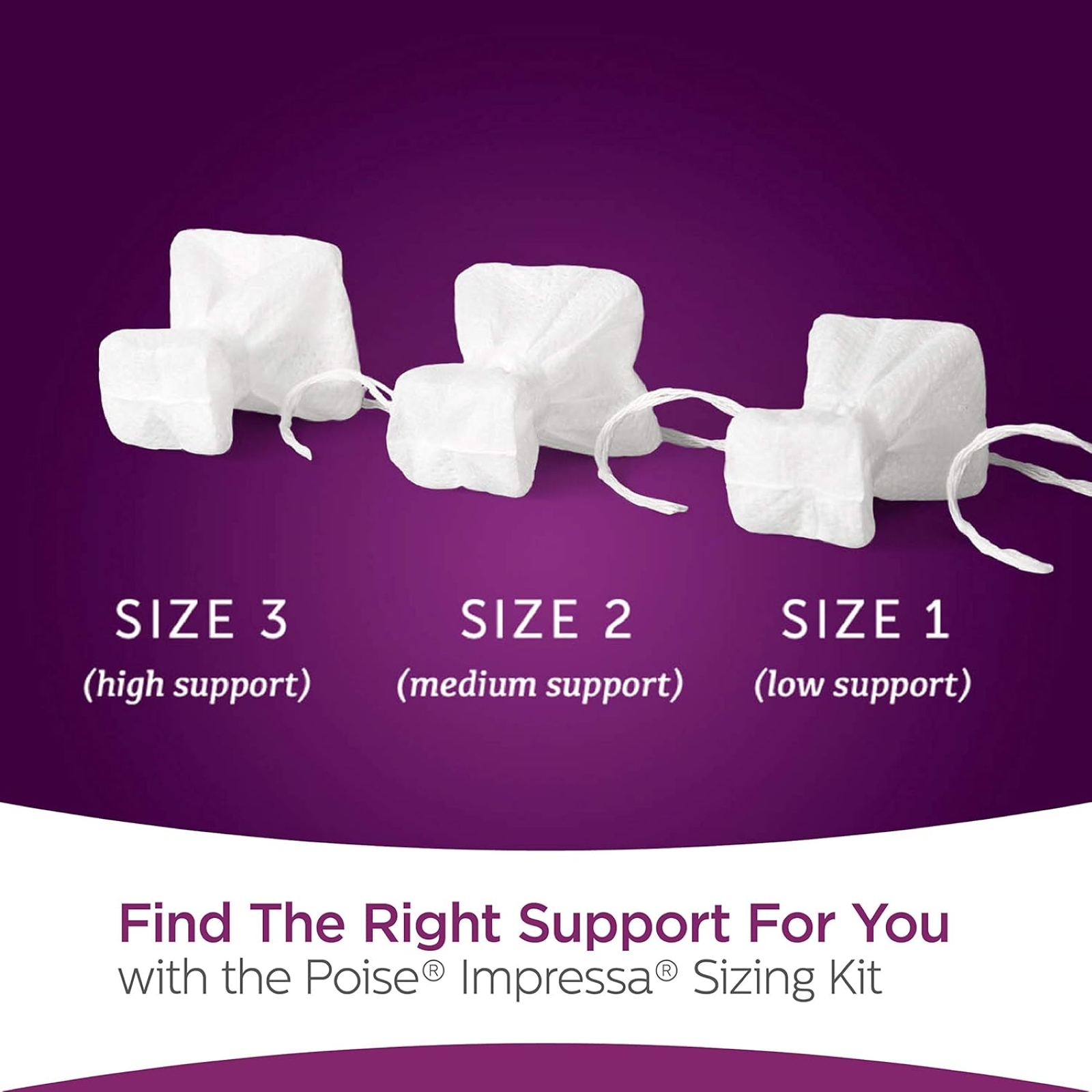 Poise Impressa Incontinence Bladder Support for Women, Bladder Control, Size 2, 21 Count (Packaging May Vary)
