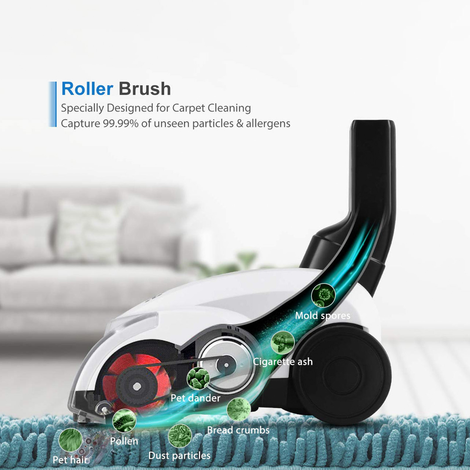 Holife HM408AW Upright Stick and Handheld Vacuum Cleaner