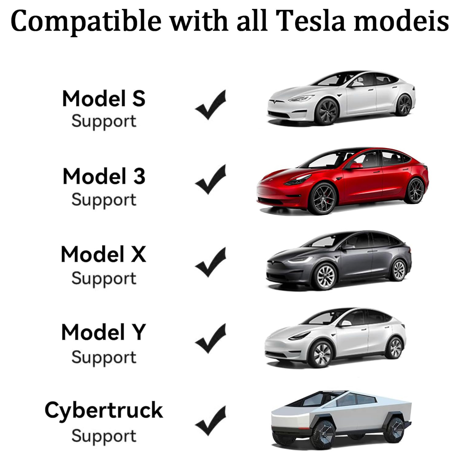 AplysiaTech Portable Tesla Charger Level 1, 15Amp 110V, 1.65KW Tesla Electric Vehicle Charger, 21Ft Extension Cord, Plug-in Electric Car Home Charging Station,Compatible with All Tesla Models X/Y/3/S