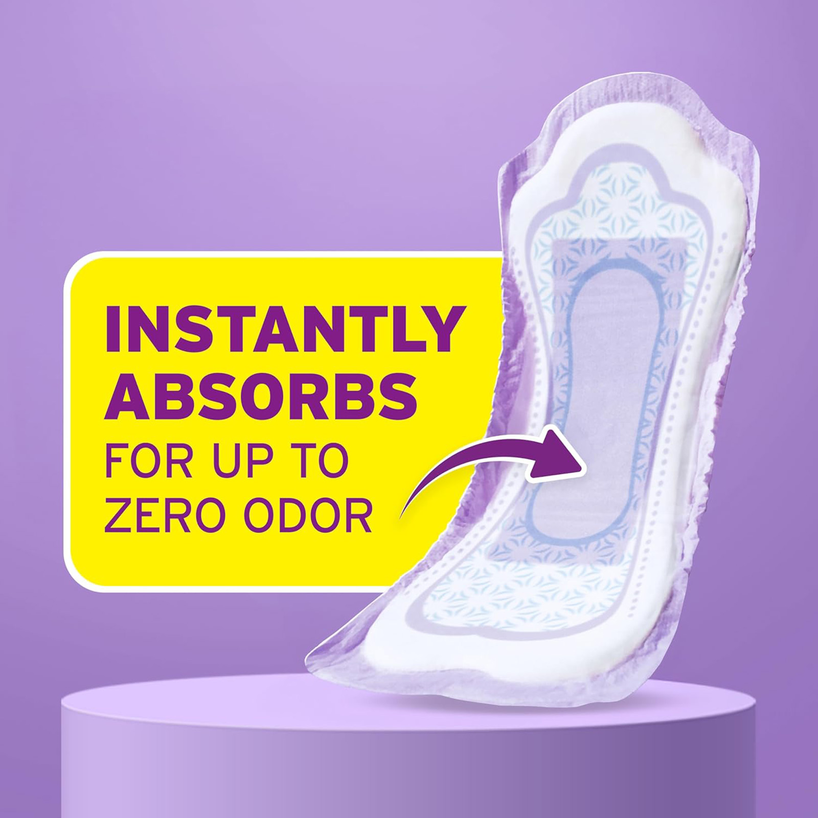 Poise Incontinence Pads & Postpartum Incontinence Pads, Long Length, 96 Count 