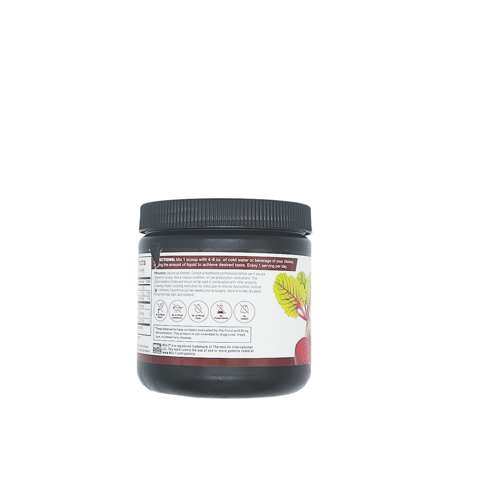 Force Factor Total Beets Beetroot Powder Supplement with Betaine Nitrate 30 Servings