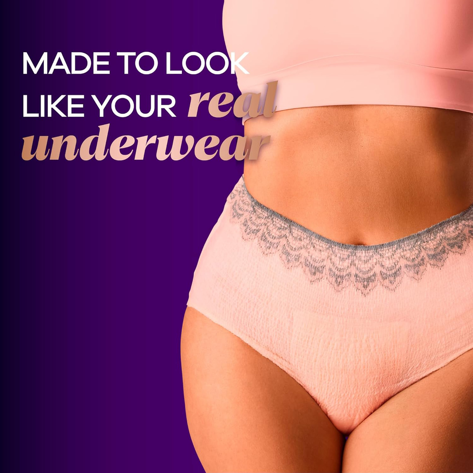 Always Discreet Boutique XL Women's Underwear, 48 Ct, Maximum Protection
