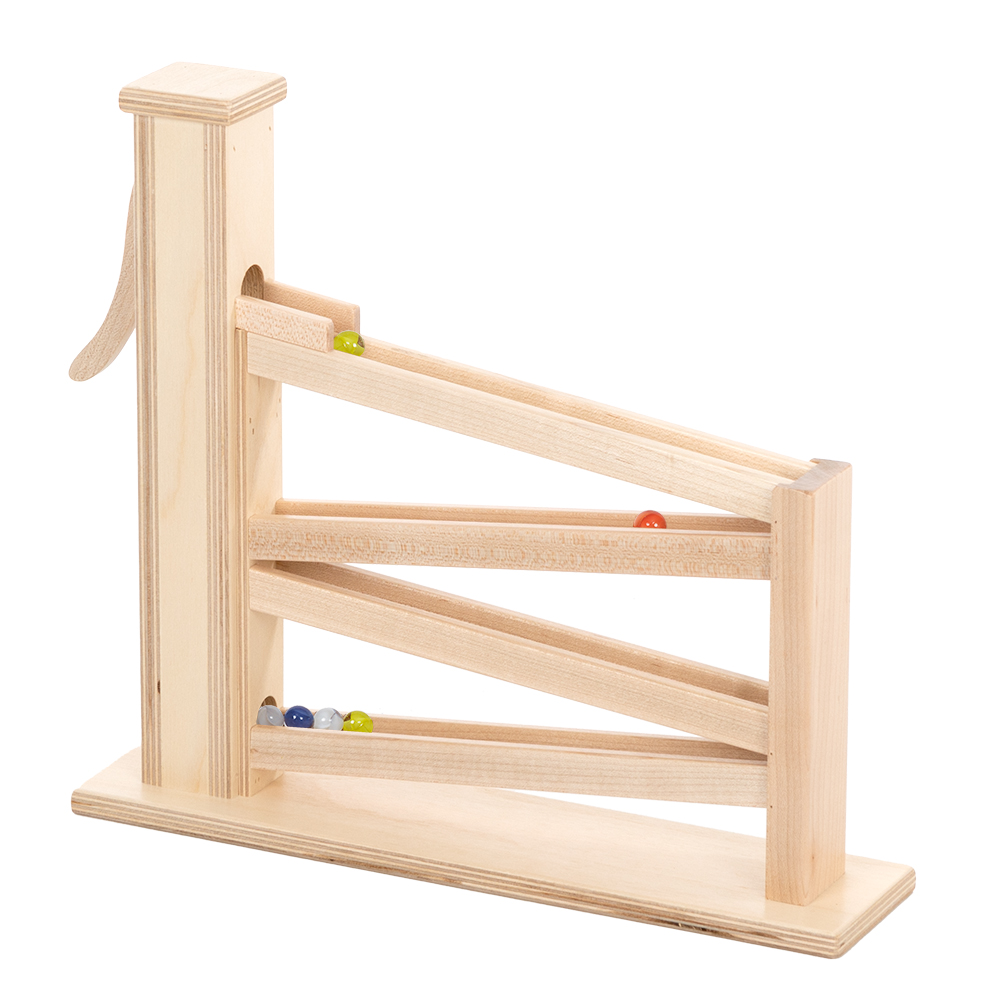 American Made Wooden Toy Marble Pump  - Several Color Options