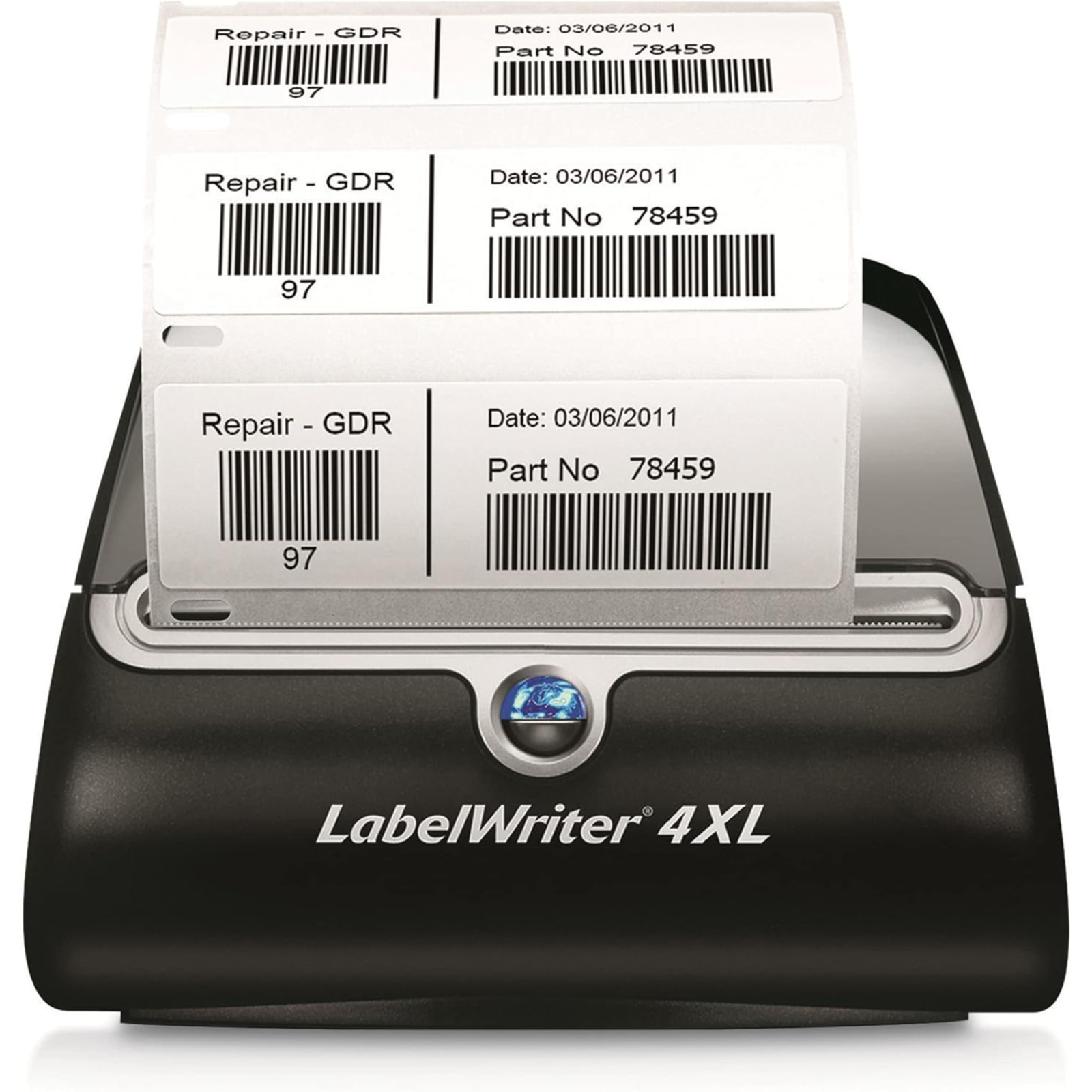 DYMO LabelWriter 4XL Desktop Direct Thermal Printer - Monochrome - Label Print - USB - Silver