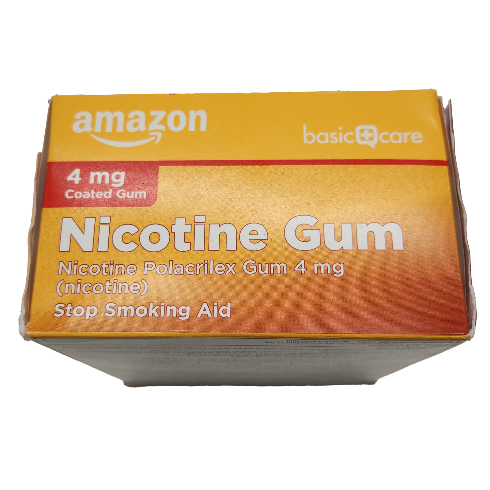 Amazon Basic Care Nicotine Gum 4mg Cinnamon Flavor 160 Pieces **READ**