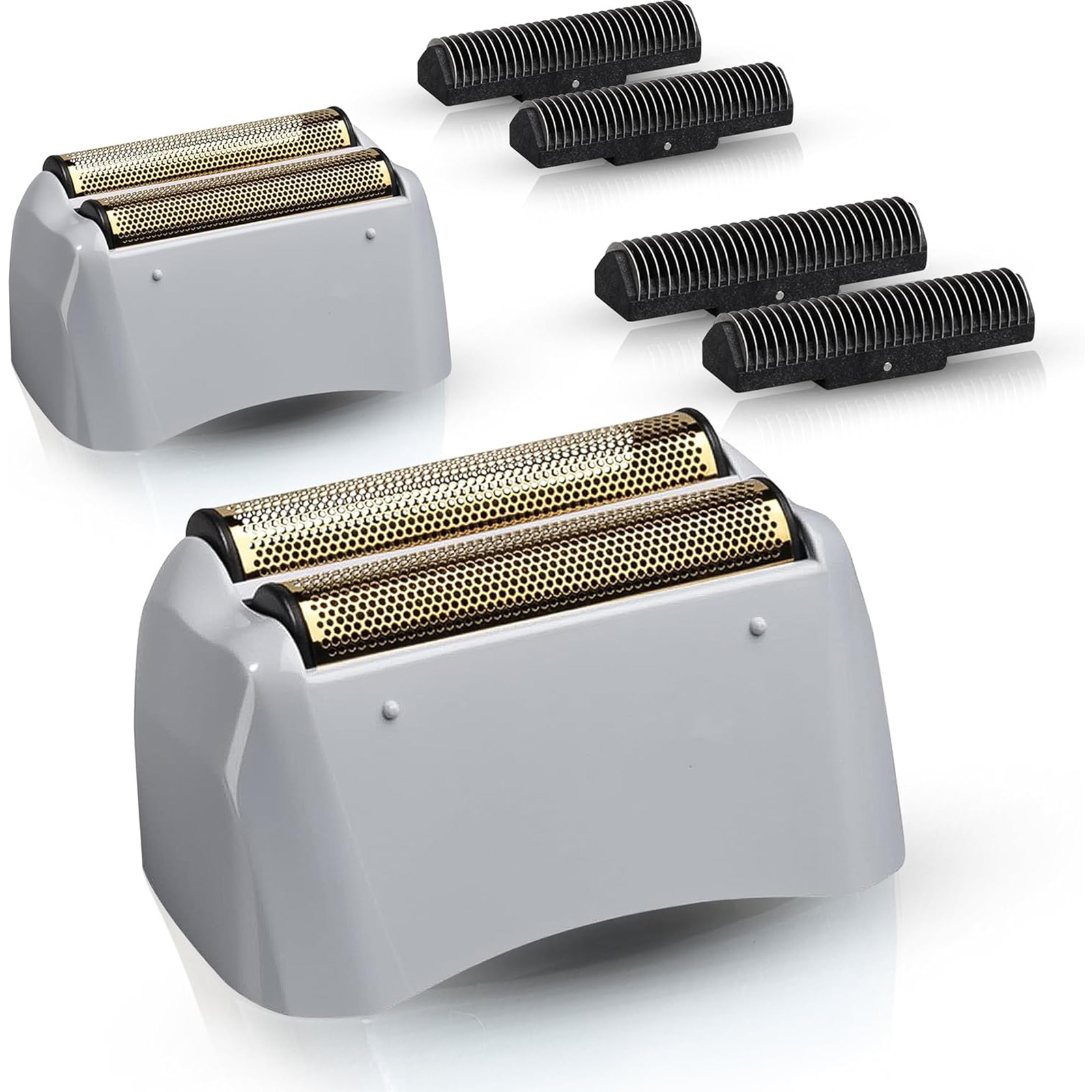 FAMELEC Andis ProFoil Lithium Replacement Foil & Cutters (2 Pack): For TS-1/TS-2, Titanium