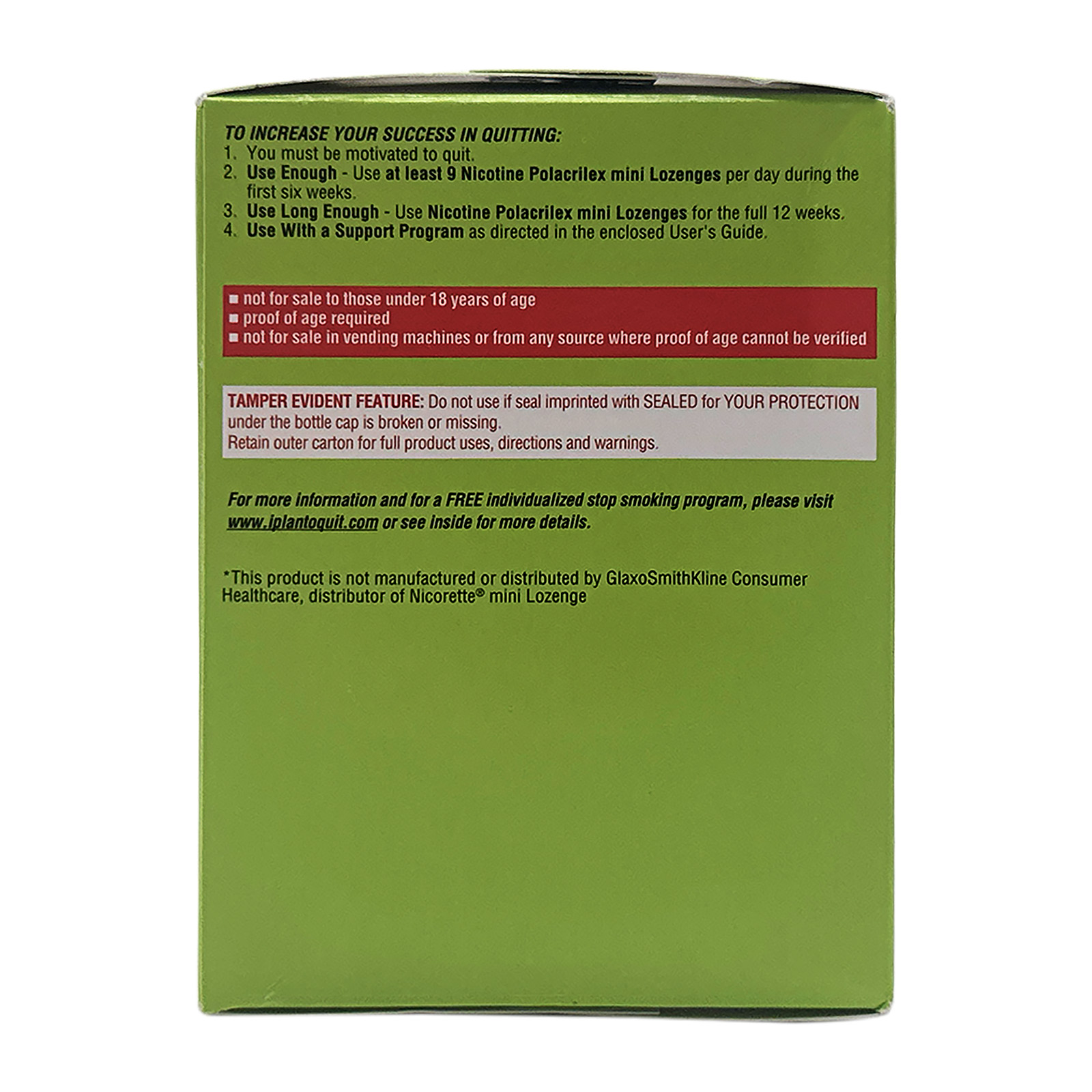 Amazon Basic Care Nicotine Polacrilex Mini Lozenge 4 mg 216 Lozenges