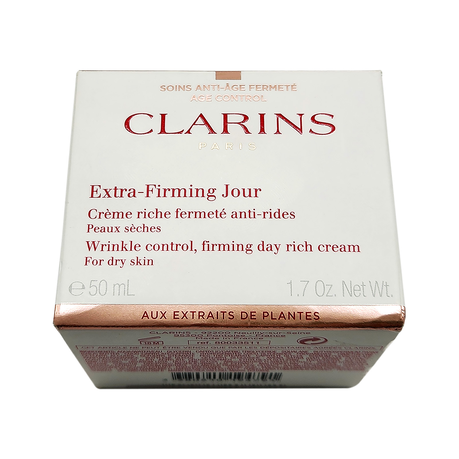 Clarins Extra Firming JOUR Day Rich Cream For Dry Skin 1.7oz / 50ml