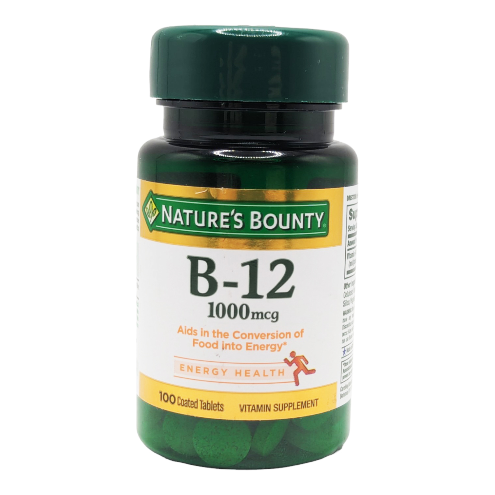 Nature's Bounty Vitamin B-12, 1000 Mcg, 100 Coated Tablets