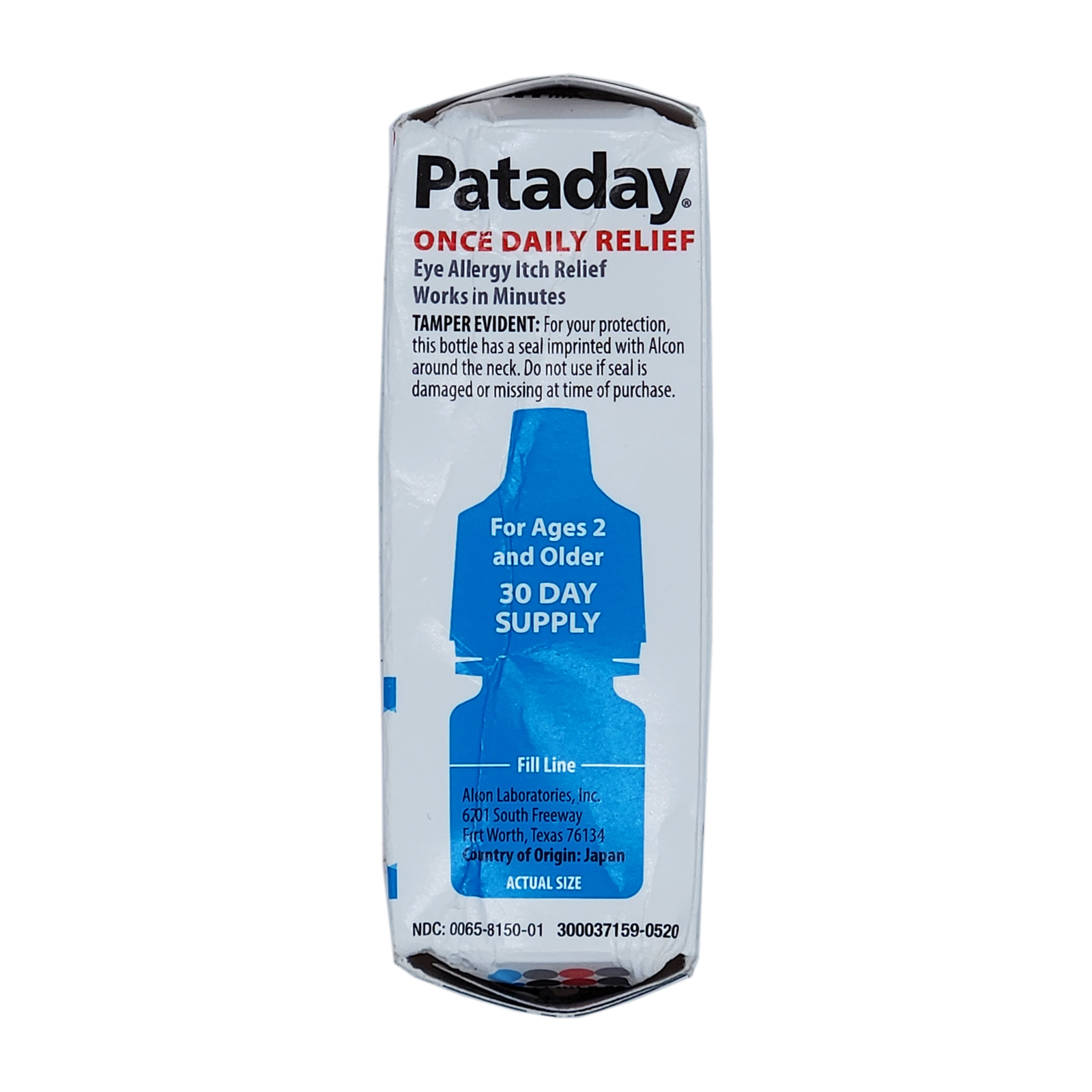 Alcon Pataday Allergy Once Daily Relief Eye Drops - 2.5 ML