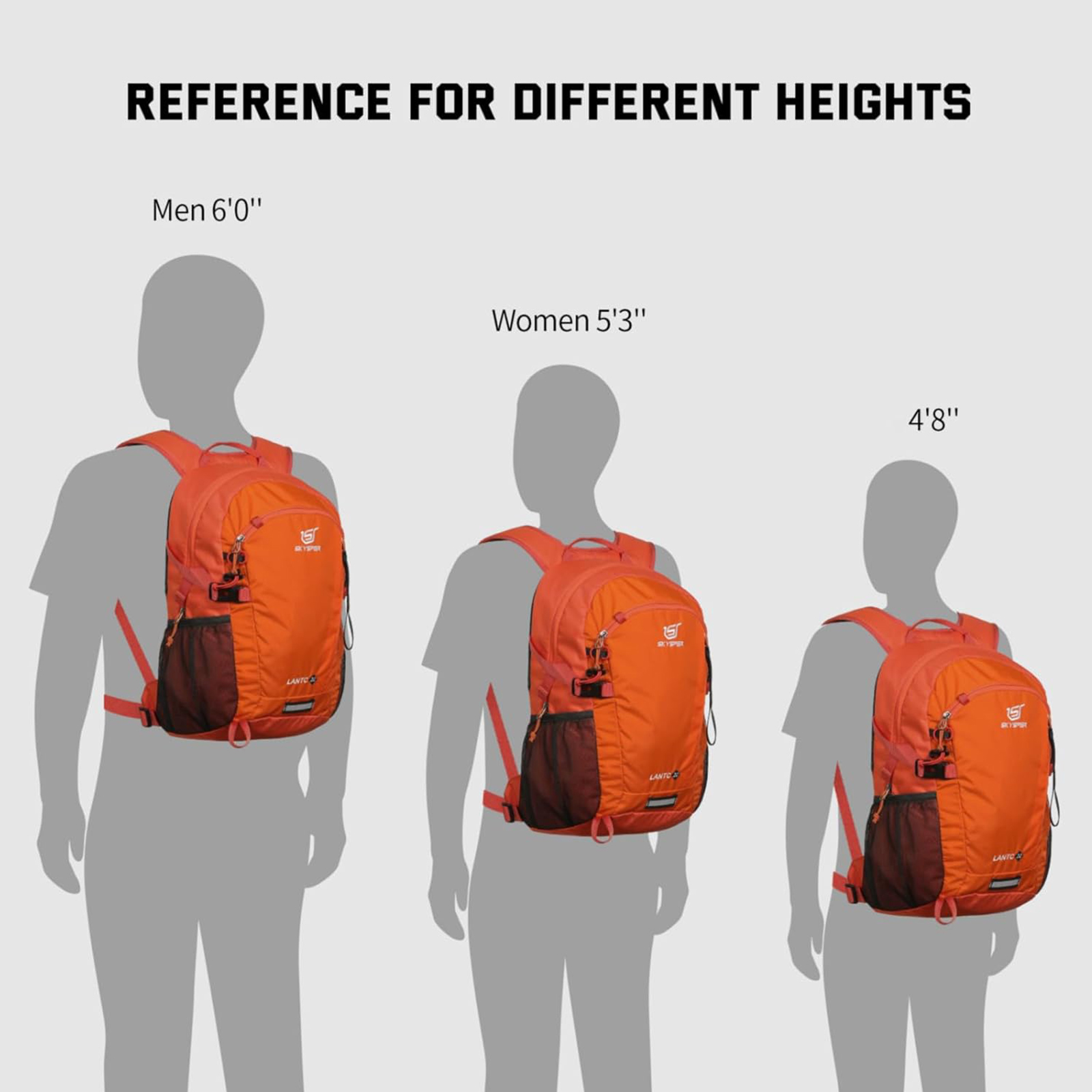 SKYSPER Small Hiking Backpack, 20L Lightweight Travel Backpacks Hiking Daypack for Women Men