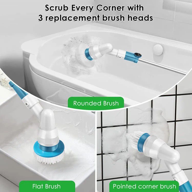 Electric Spin Scrubber - 360 Cordless Tub and Tile Scrubber