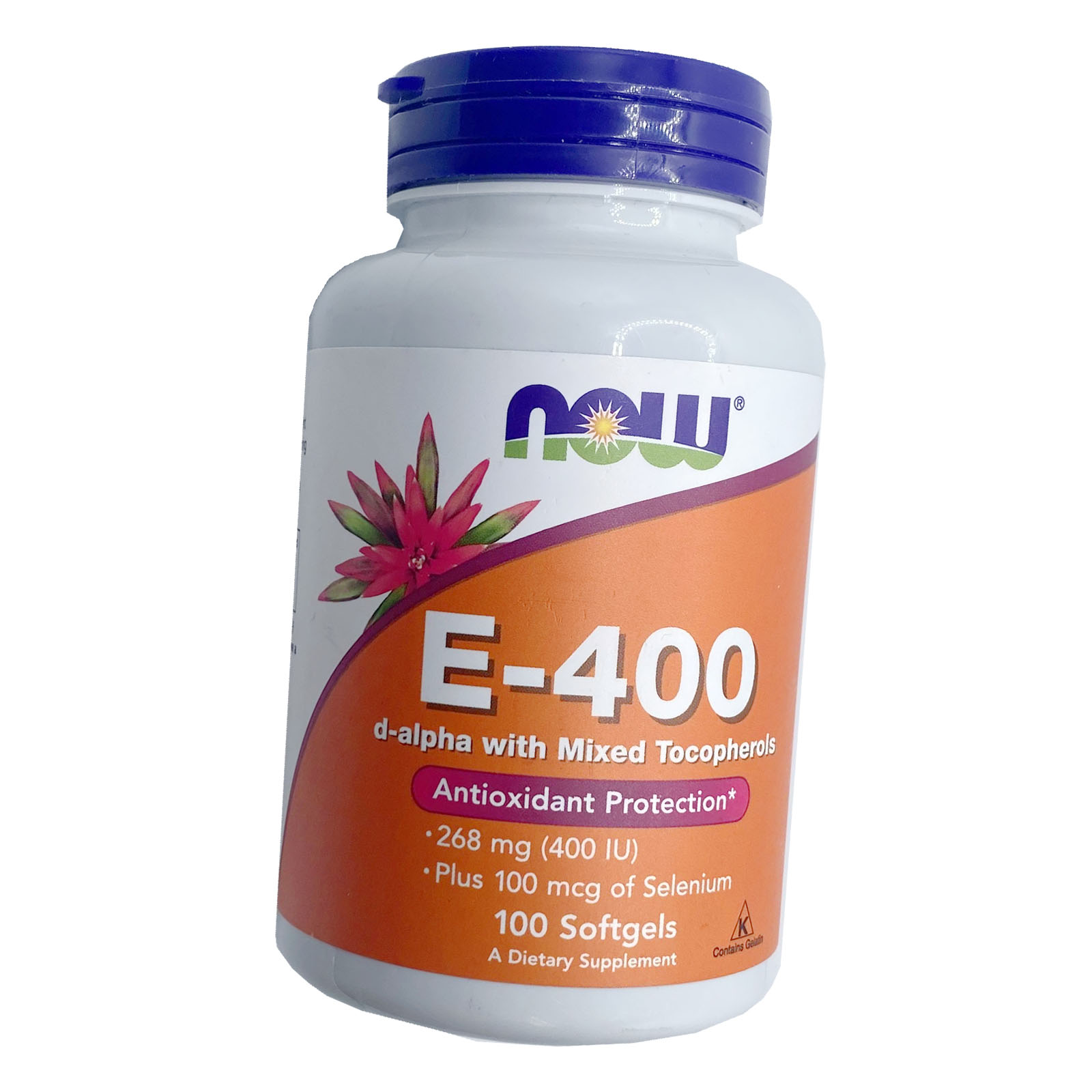 NOW Foods - Vitamin-E 400 IU - 100 Softgels