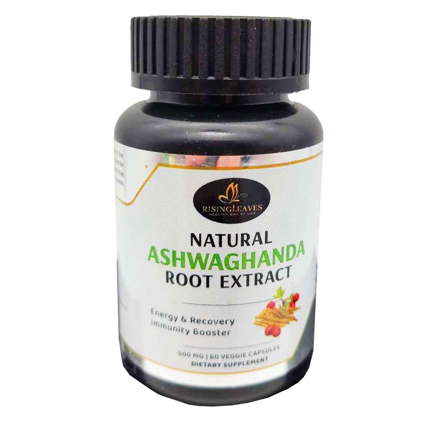 Risingleaves Ashwagandha Root Extract 500mg 60 Capsules