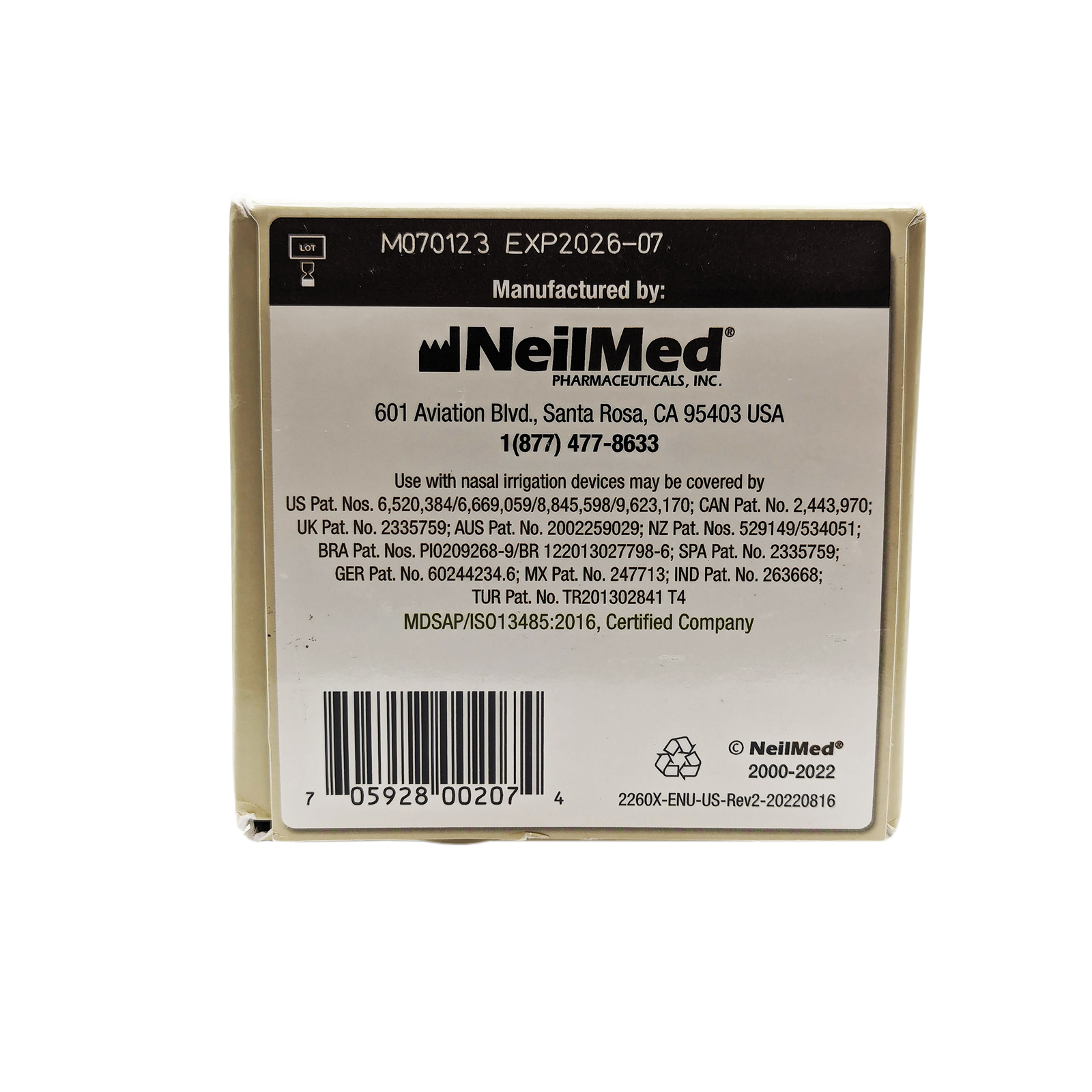 NeilMed Sinus Rinse with Xylitol - 60 Premixed Packets