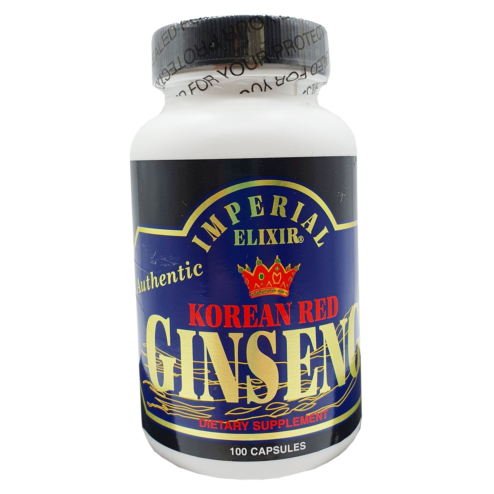 IMPERIAL ELIXIR Korean Red Ginseng 600 mg, 100 Capsules