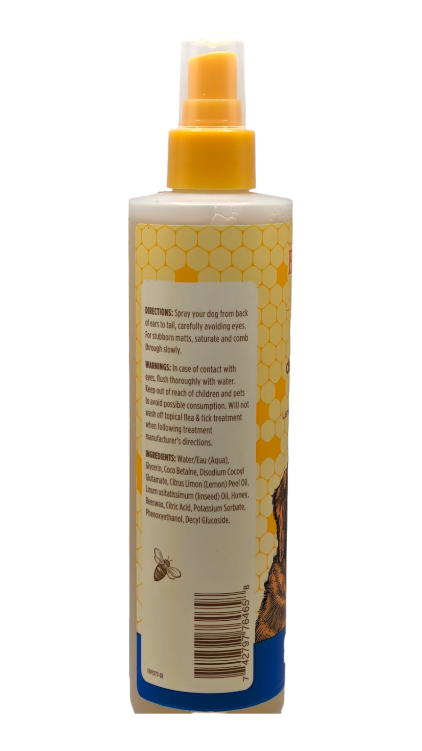 Burt's Bees Detangling Spray for Dogs with Lemon Oil & Linseed Oil