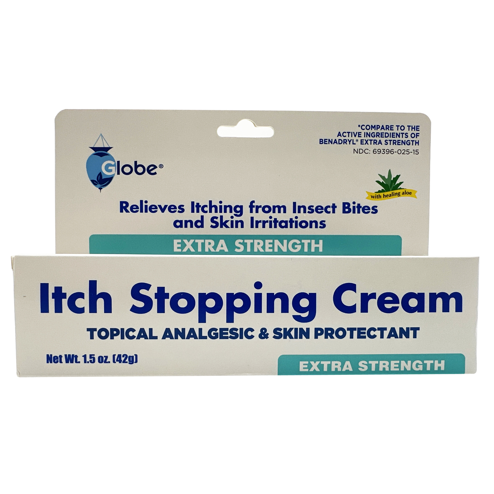 Globe Extra Strength Itch Stopping Cream 1.5 Oz