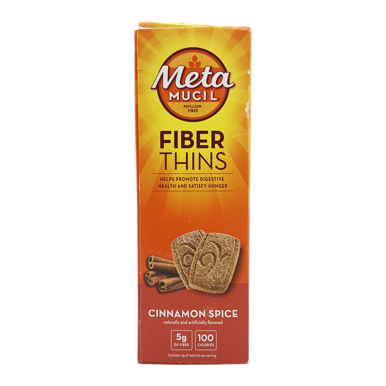 Metamucil Cinnamon Spice Fiber Thins - 12 Packets (2 Fiber Thins per Packet)