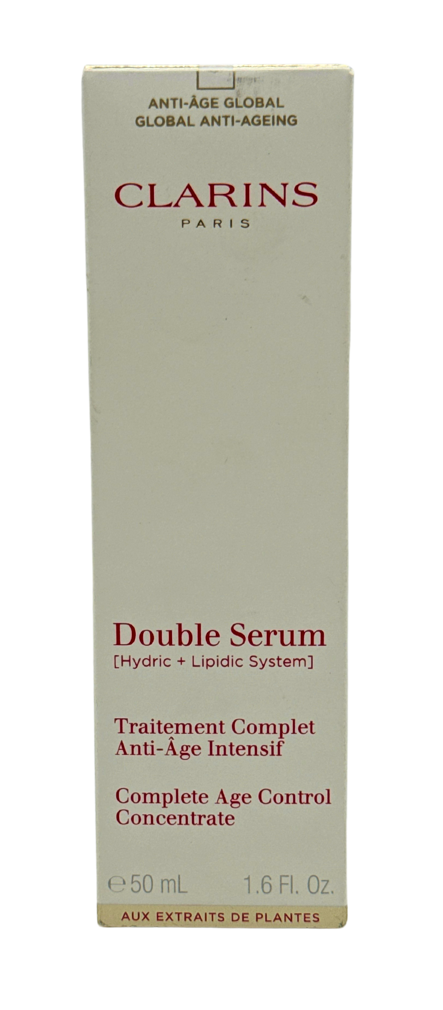 CLARINS DOUBLE SERUM COMPLETE AGE CONTROL CONCENTRATE 1.6 OZ