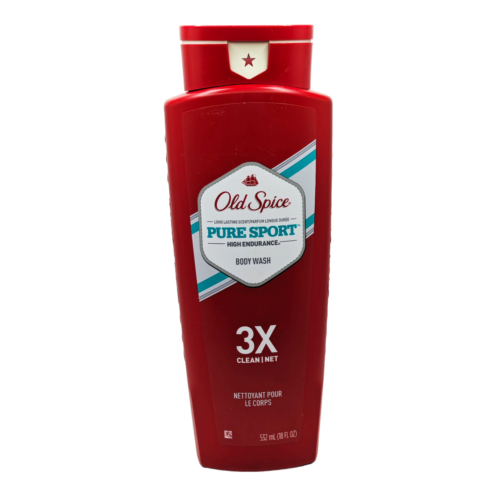 Old Spice High Endurance Body Wash for Men - Pure Sport Scent - 18 fl oz (532 ml)