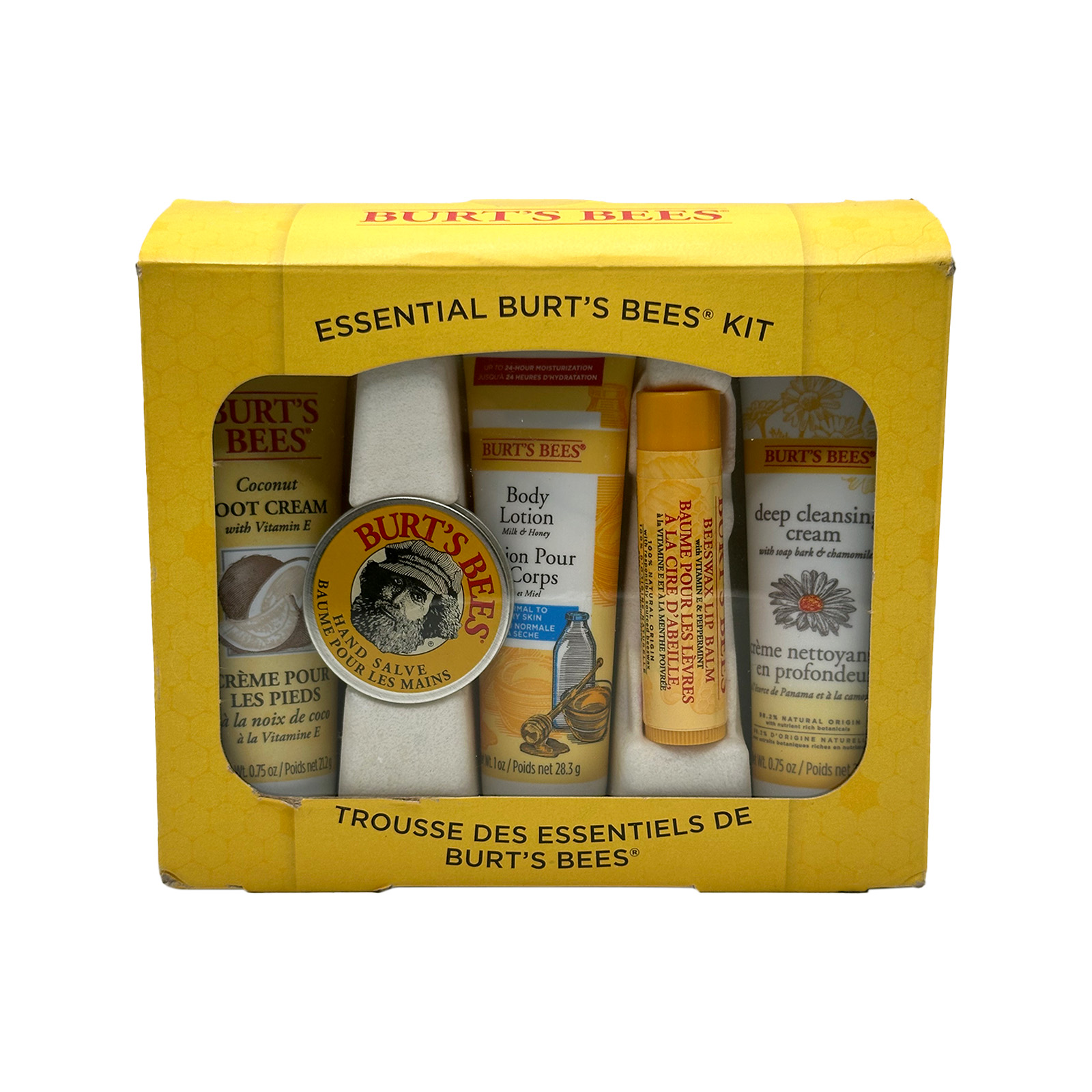 Burt's Bees Essential Gift Set, 5 Travel Size Products