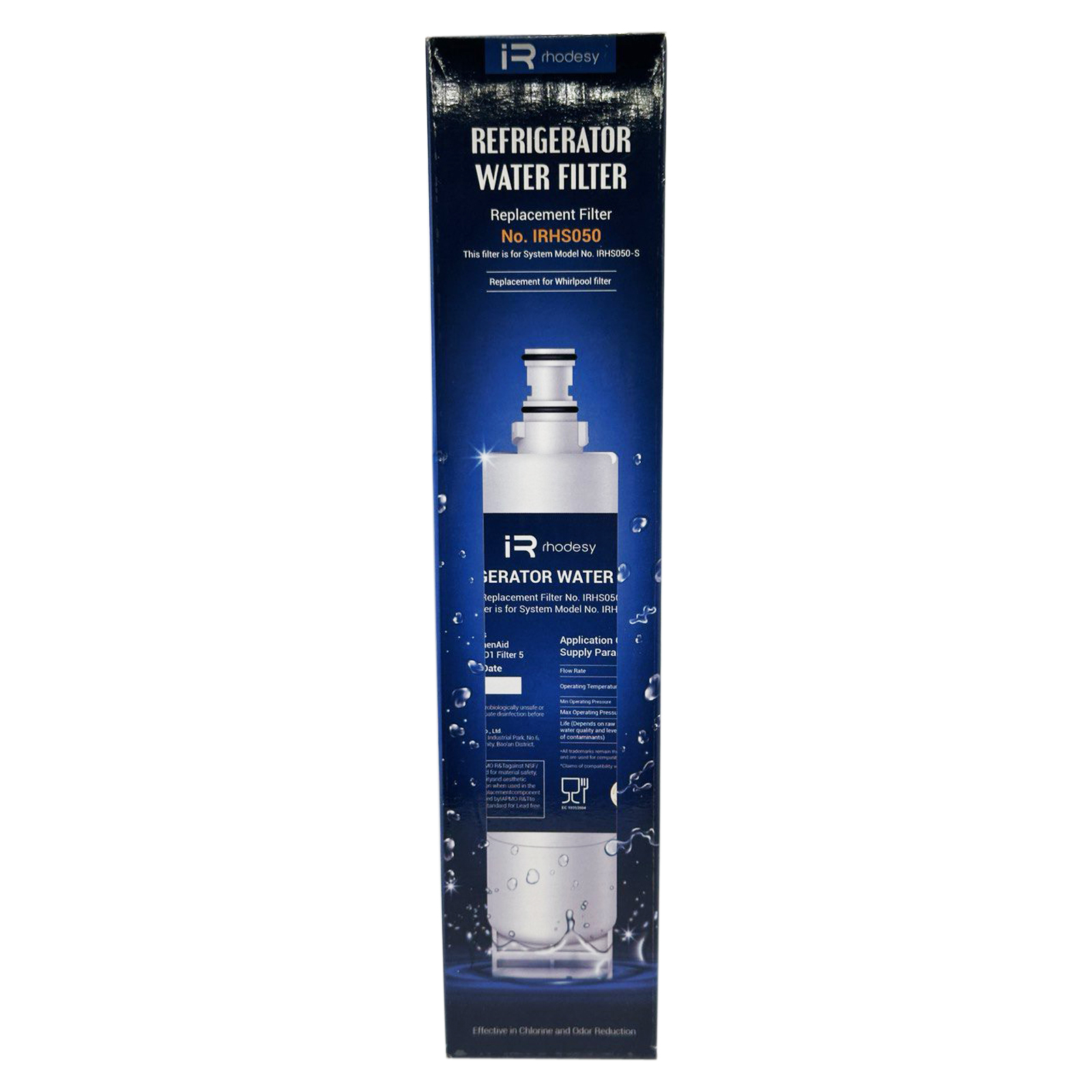 iRhodesy Water Filter Replacement for Whirlpool EDR5RXD1, Kenmore 46-9010, 9085, 4396508, 4396510, 4392857, RWF0500A