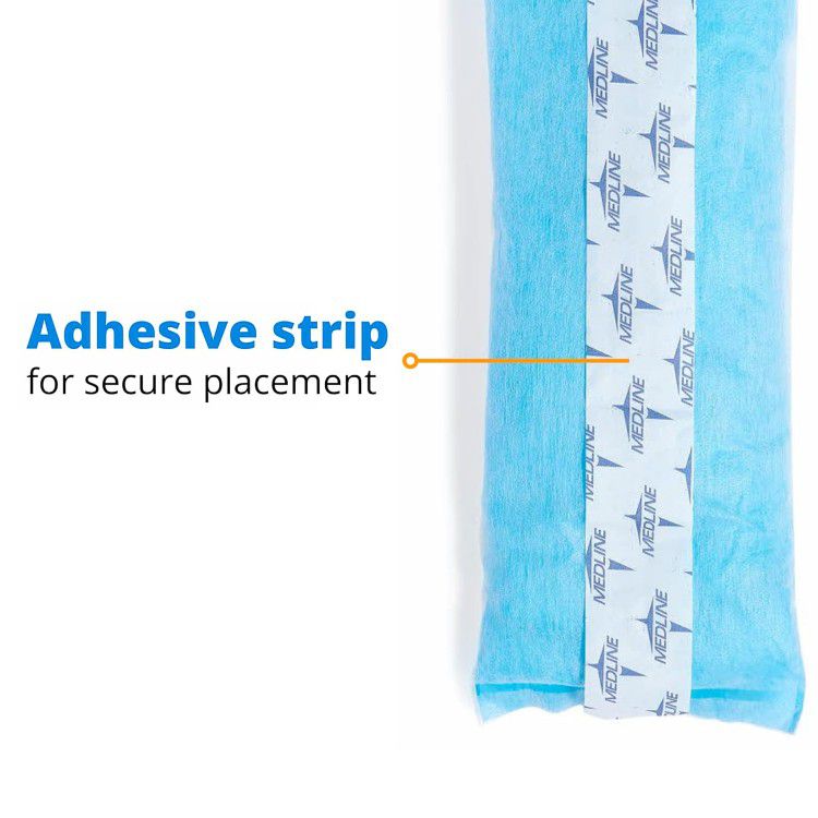 Medline Deluxe Perineal Cold Packs with Adhesive Strip - Pack of 23