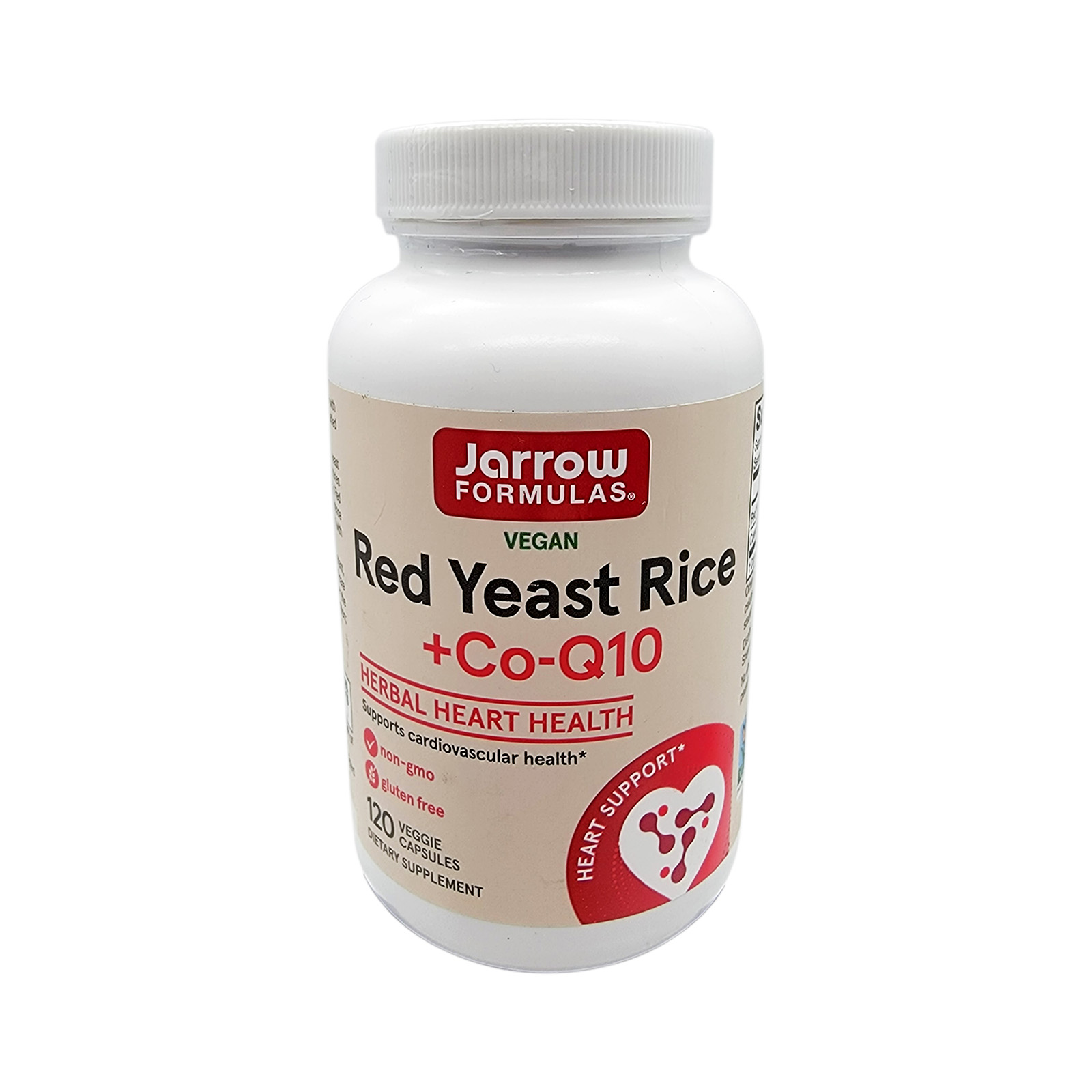 JARROW FORMULAS Red Yeast Rice + CoQ10 120 Veg Capsules