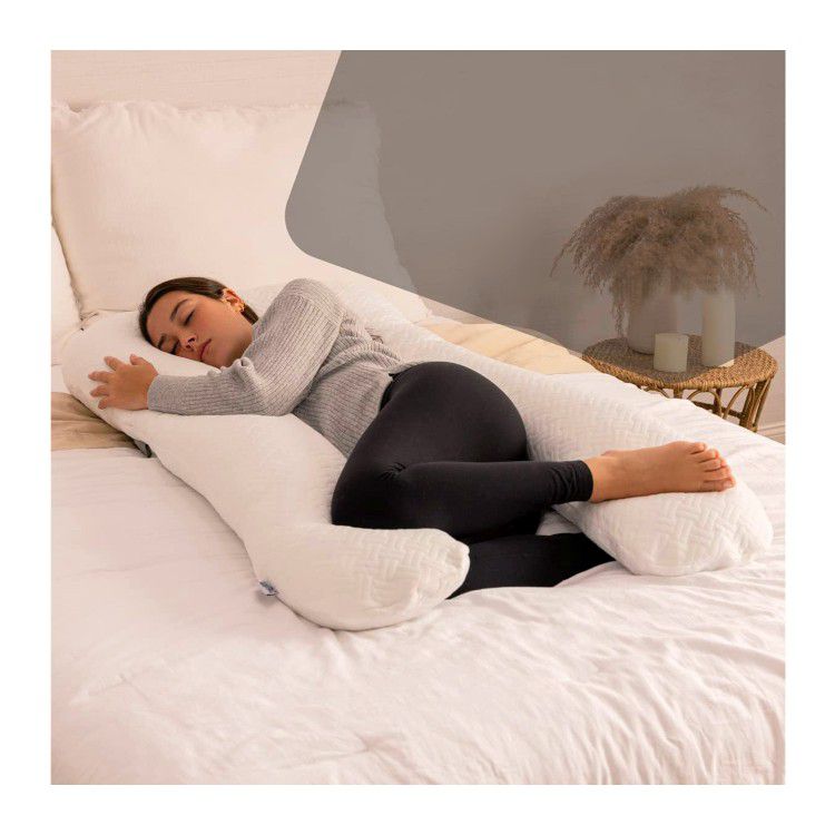 Milliard 65 Inch U-Shaped Total Body Support Memory Foam Pillow