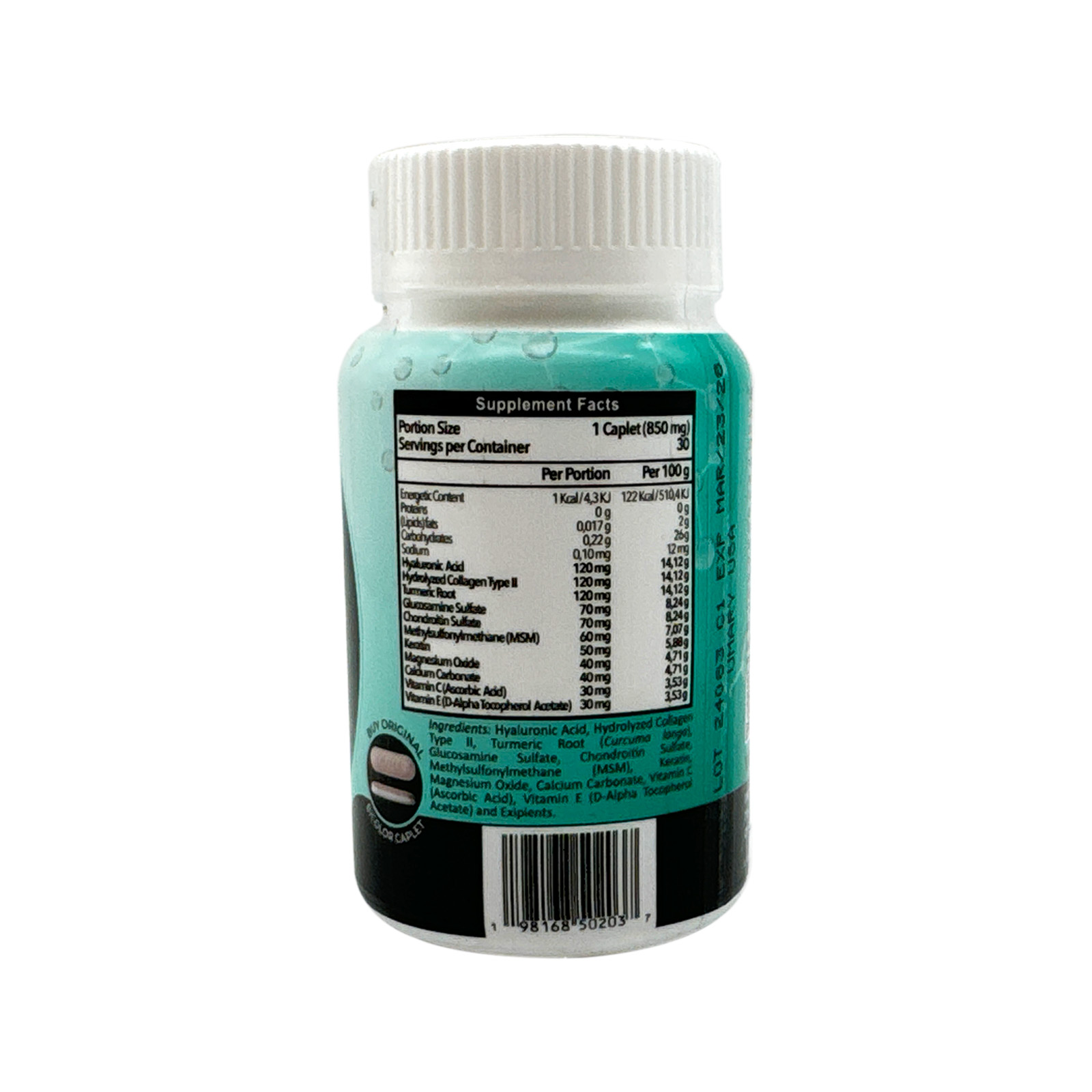 UMARY Hyaluronic Acid - 850 mg - 30 Caplets