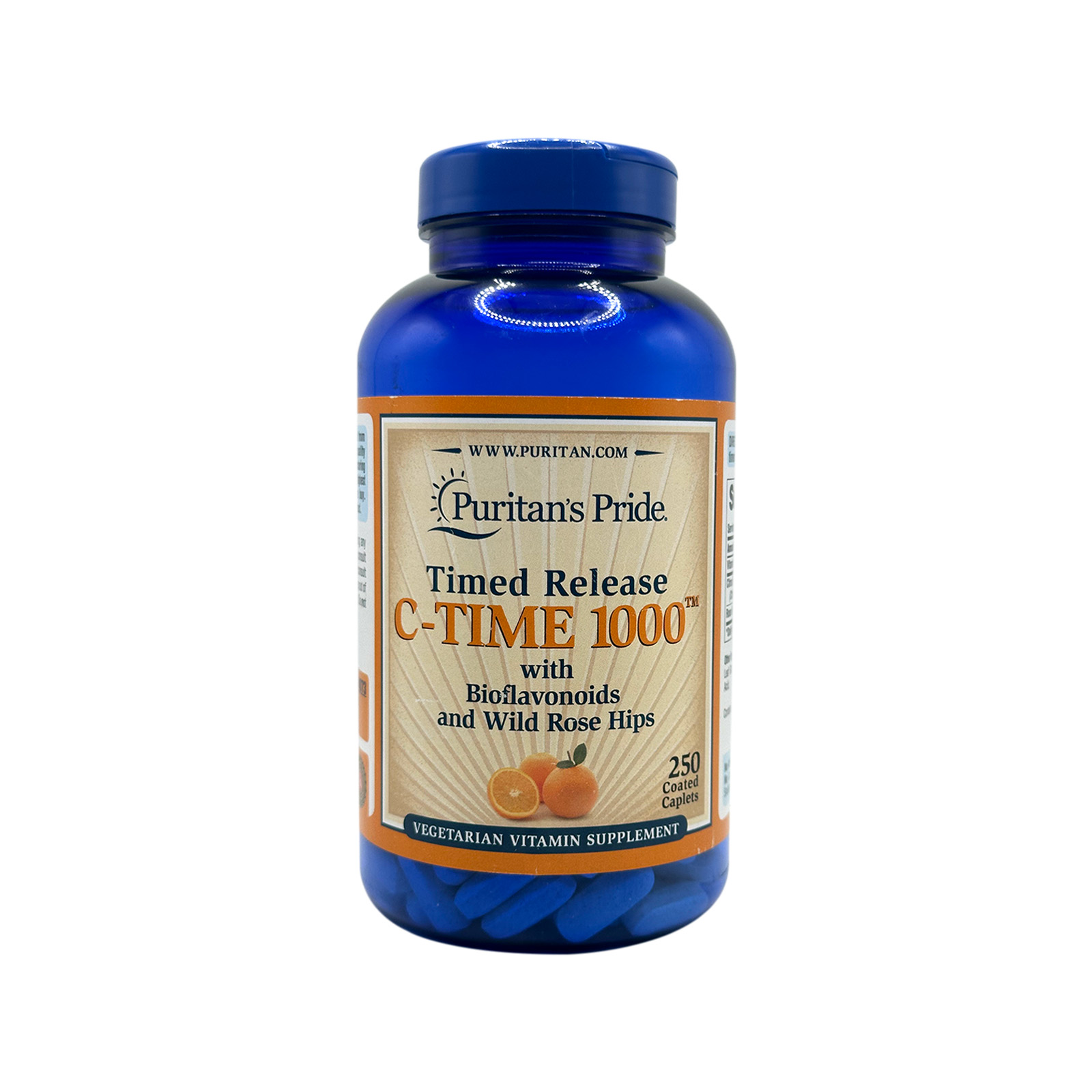 Puritan's Pride Vitamin-C 1000mg with Rose Hips 250 Caplets